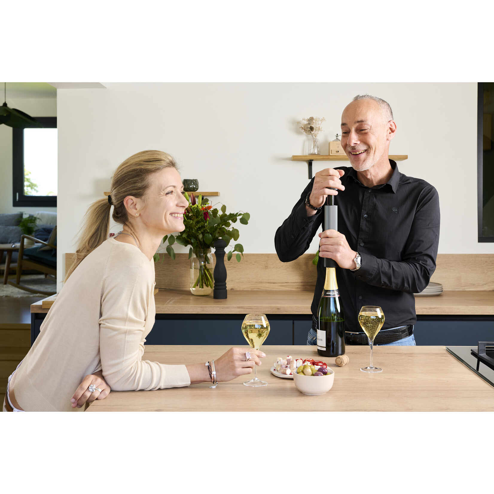 Peugeot Peugeot Line Preserve Duo vacumeerpomp voor wijn Champagne en bubbels Peugeot 210861