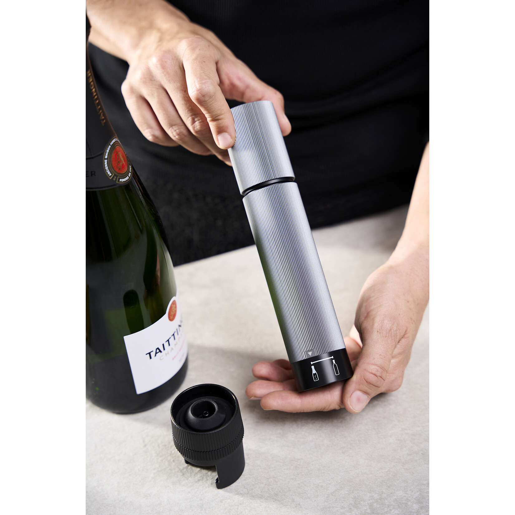 Peugeot Peugeot Line Preserve Duo vacumeerpomp voor wijn Champagne en bubbels Peugeot 210861