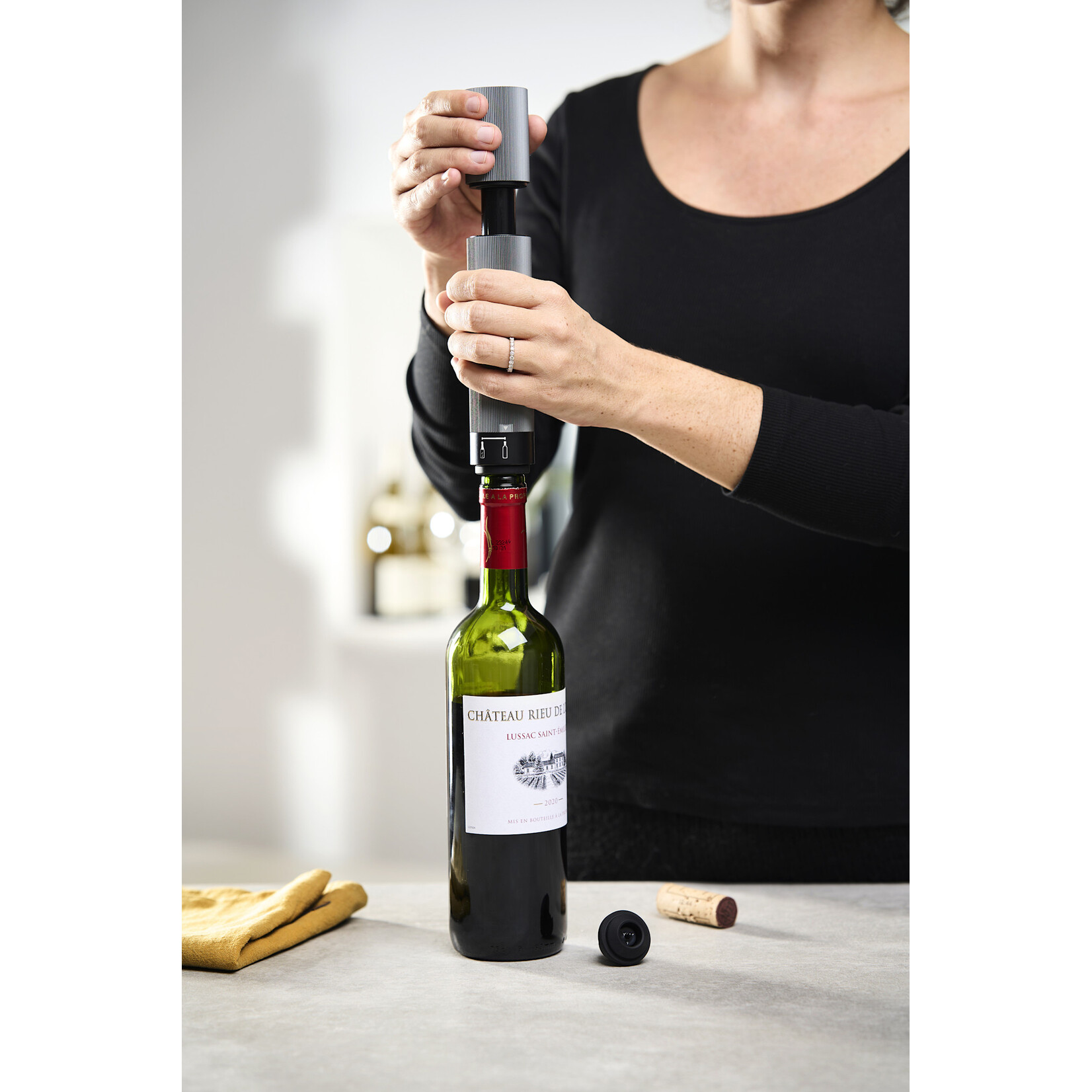 Peugeot Peugeot Line Preserve Duo vacumeerpomp voor wijn Champagne en bubbels Peugeot 210861