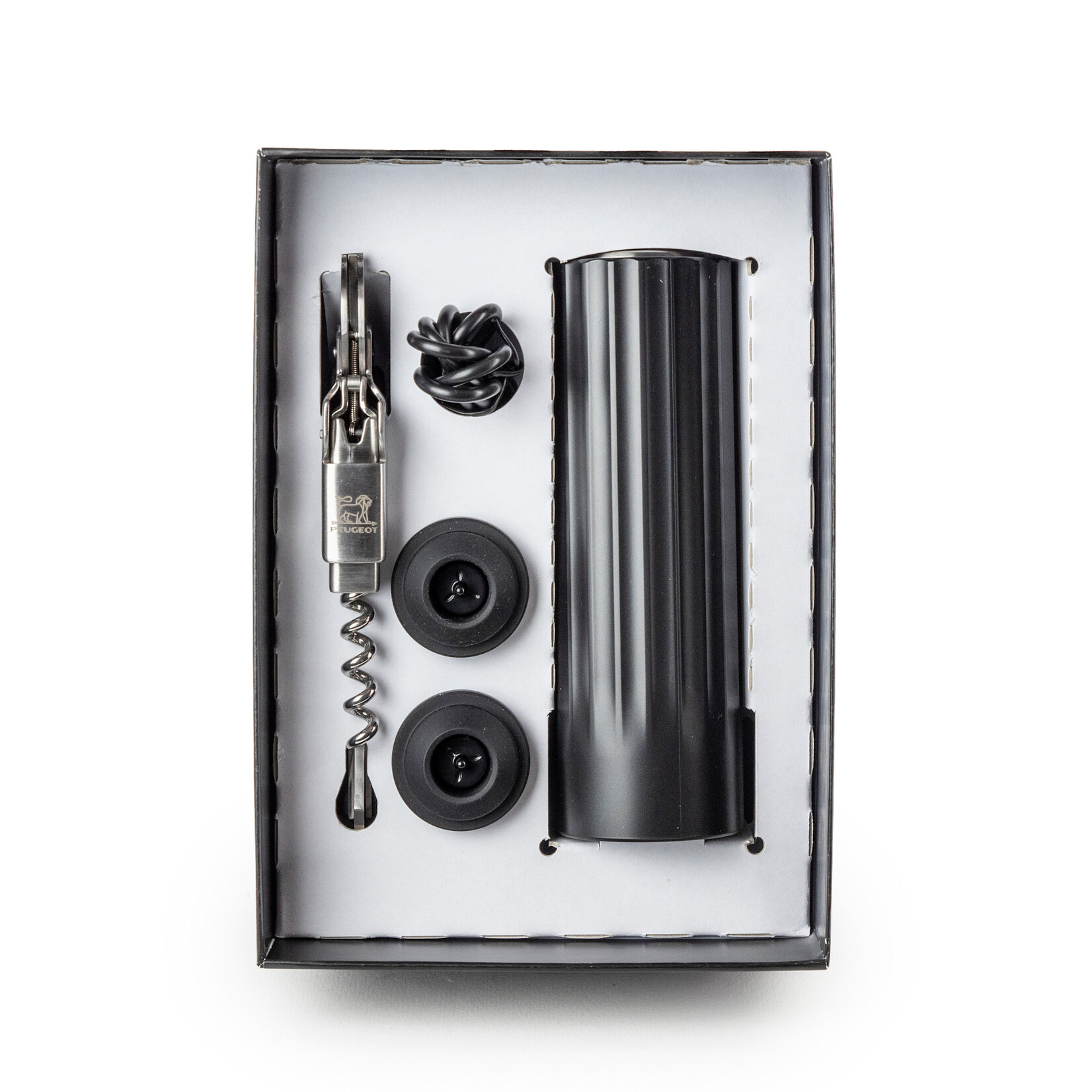 Peugeot Peugeot Open 'n Preserve Elektrische USB Vacumeerpomp en  Clavelin kelnersmes Peugeot 210922