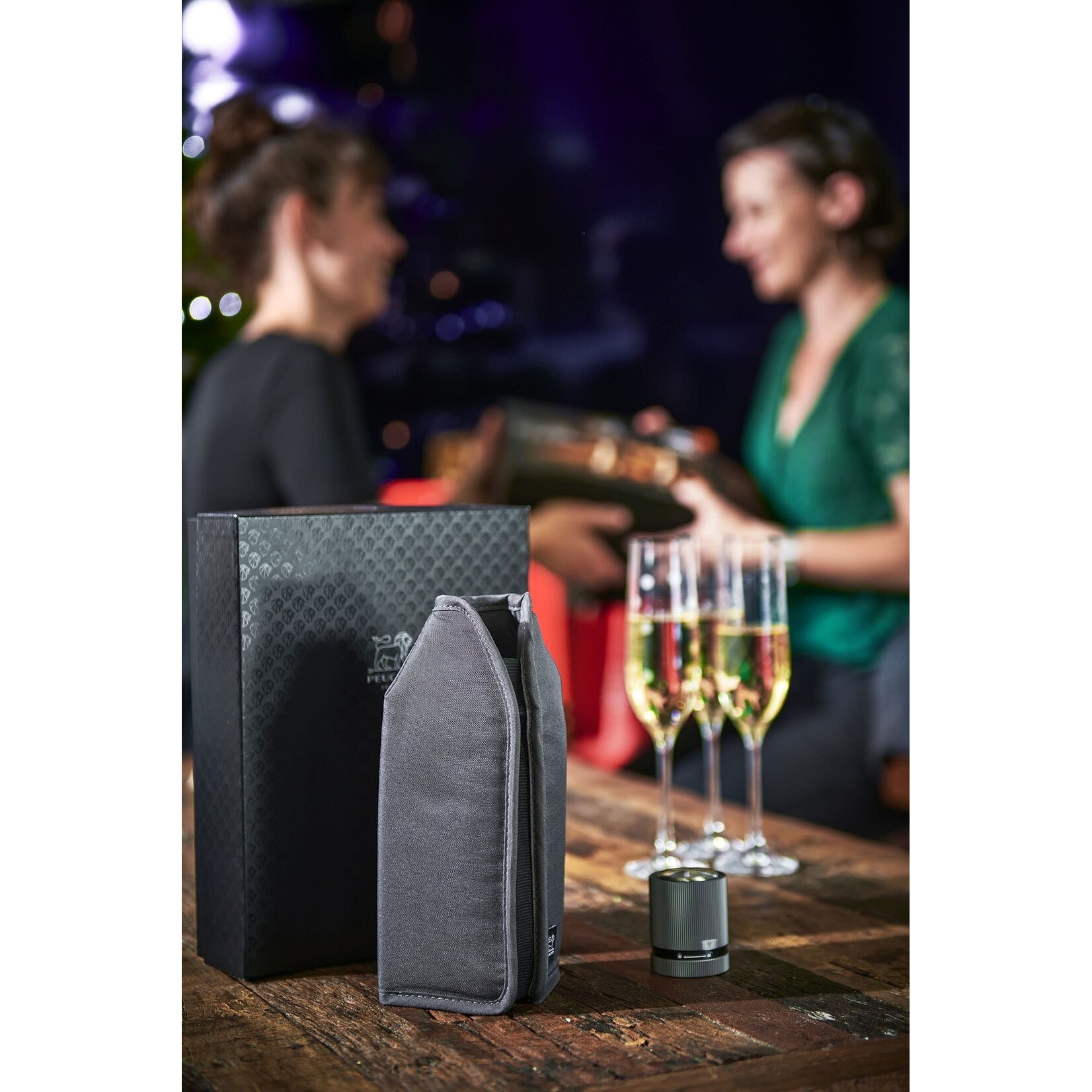 Peugeot Peugeot Bubbles set Line Carbone Champagne stop en Fizz wijn en Champagne Sekt koeler Peugeot  220396