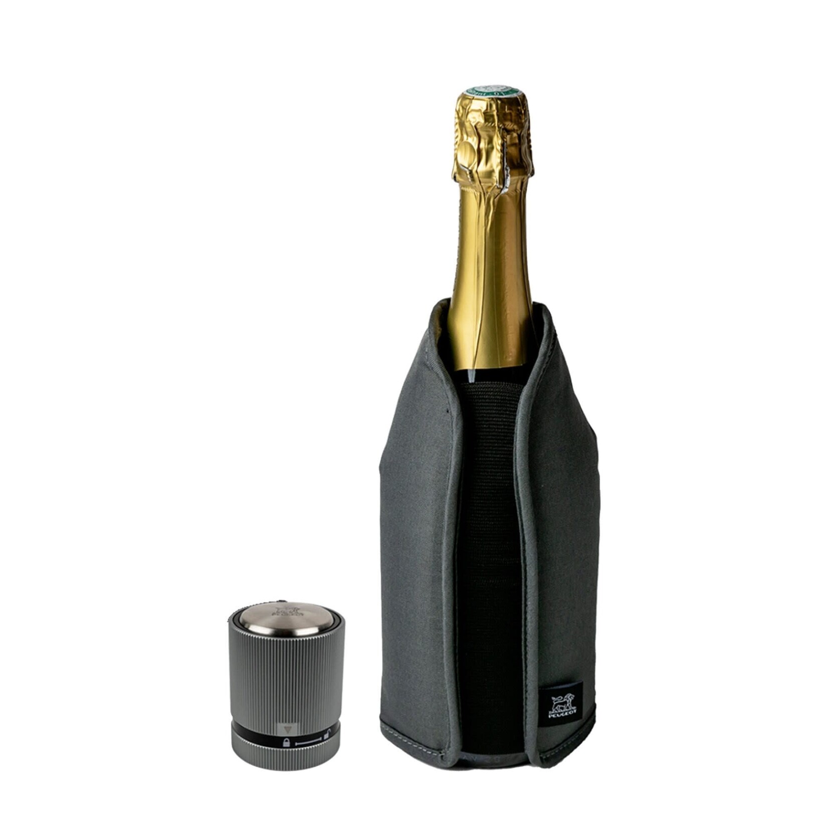 Peugeot Peugeot Bubbles set Line Carbone Champagne stop en Fizz wijn en Champagne Sekt koeler Peugeot  220396