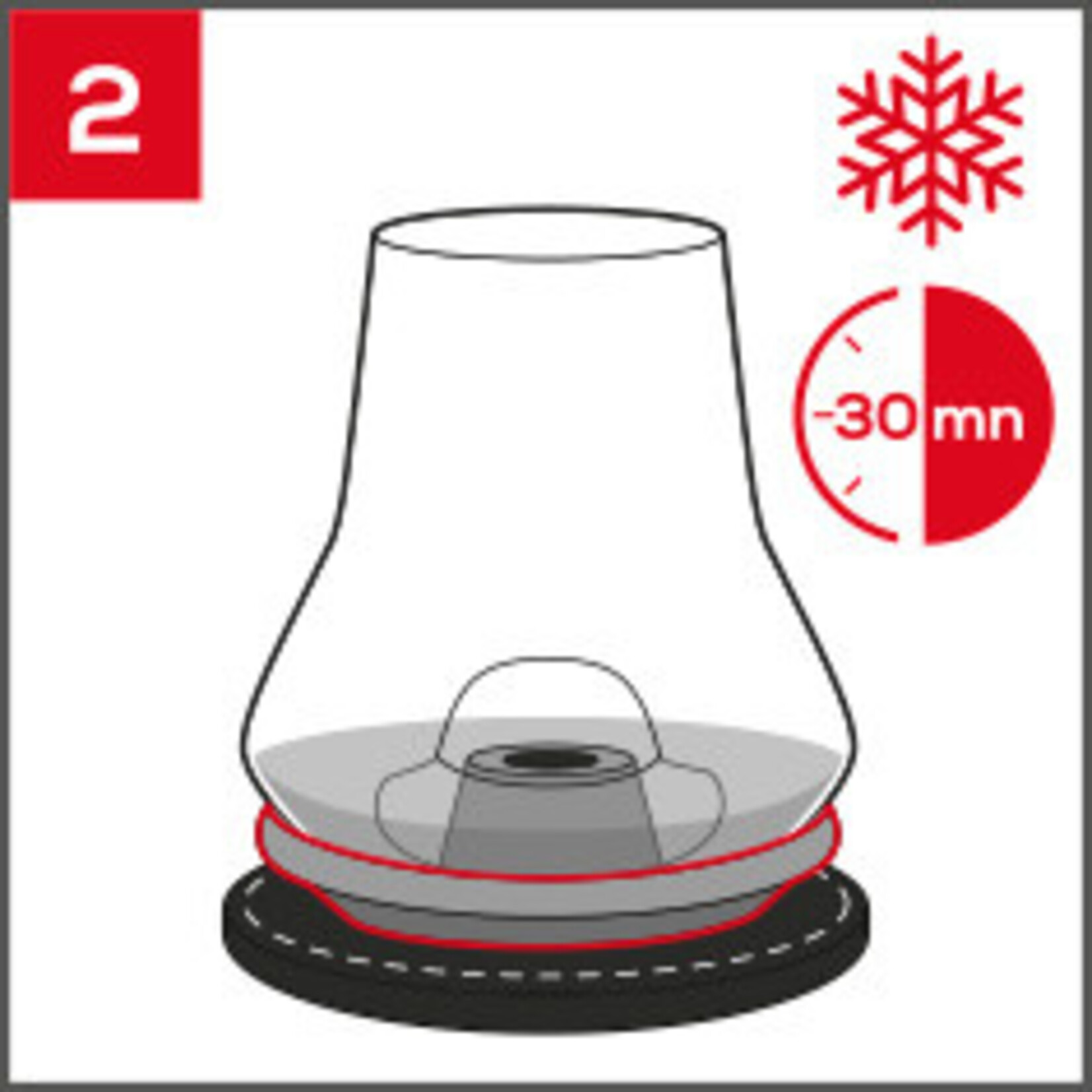 Peugeot 266196 Peugeot Atmosphere Wiskey set-2  whiskey glazen metalen koelvoeten en onderzetters Peugeot 266196