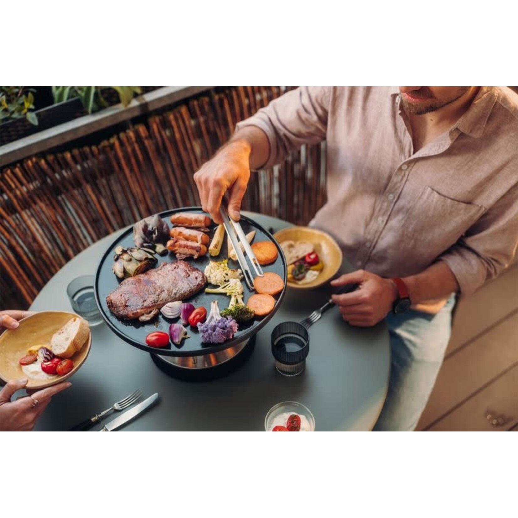 Höfats - Hofats Höfats Circle 35 tabletop grill Hofats tafelgril met Bioethanol branders Hofats 01064