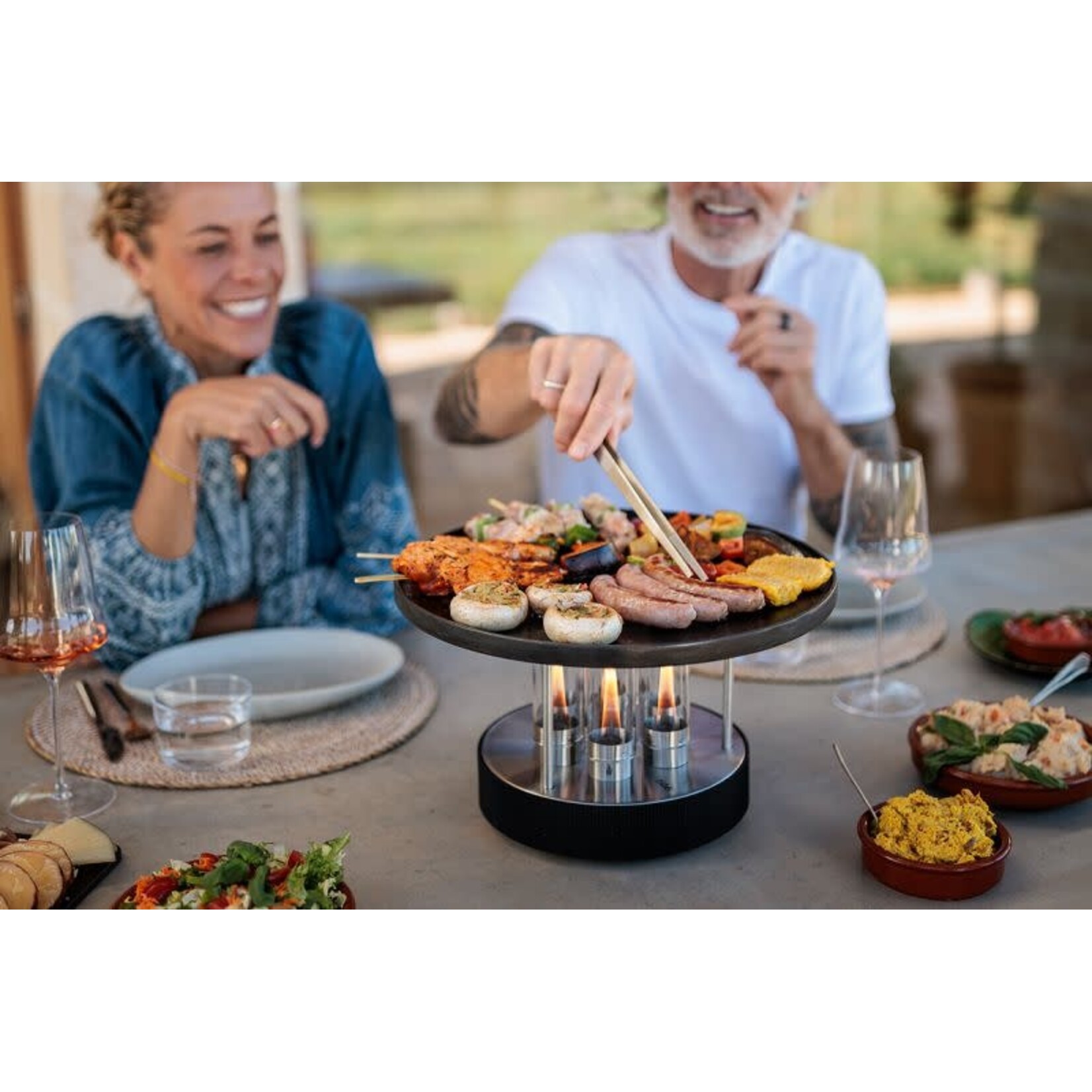 Höfats - Hofats Höfats Circle 35 tabletop grill Hofats tafelgril met Bioethanol branders Hofats 01064