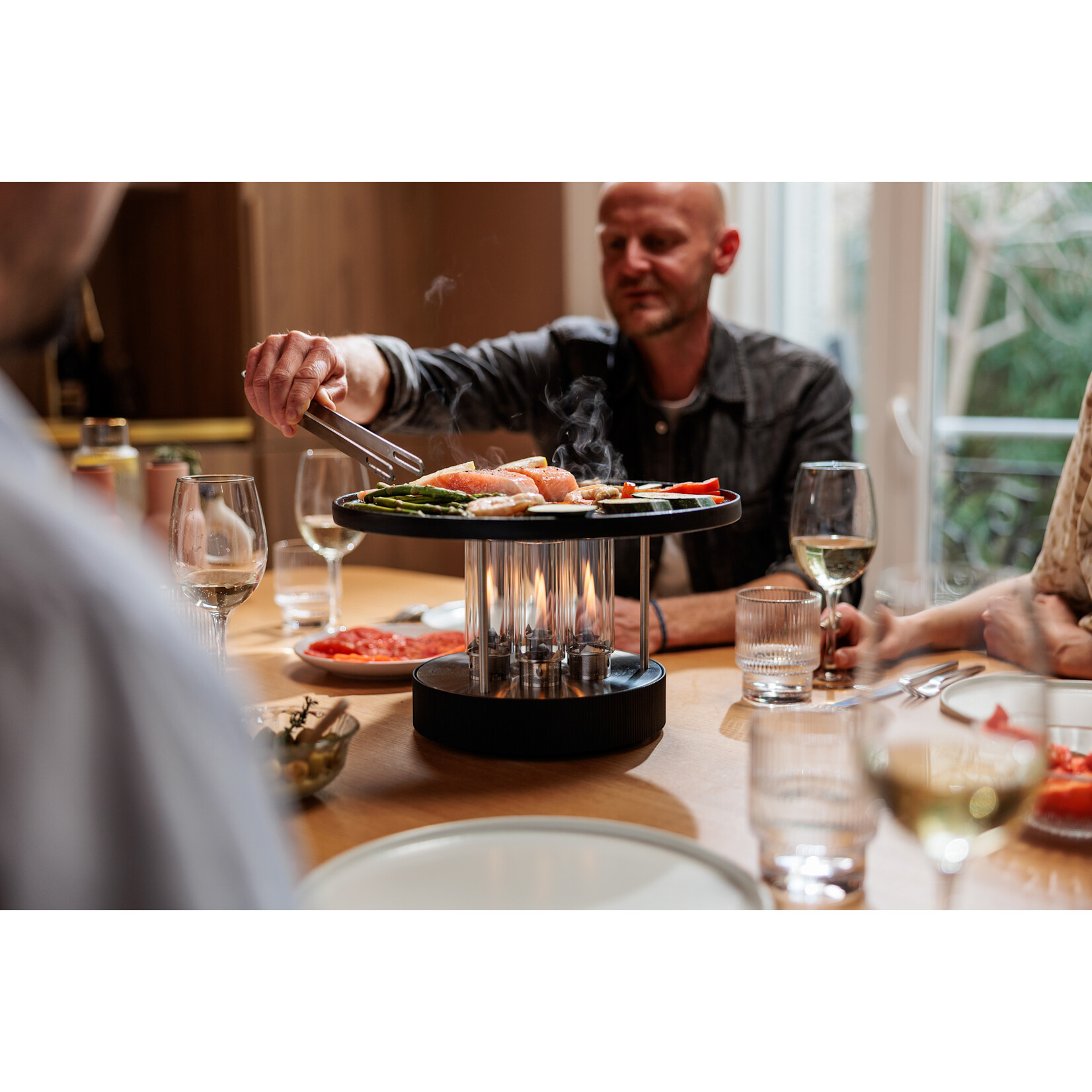 Höfats Höfats Circle 35 tabletop grill Hofats tafelgril met Bioethanol branders Hofats 01064