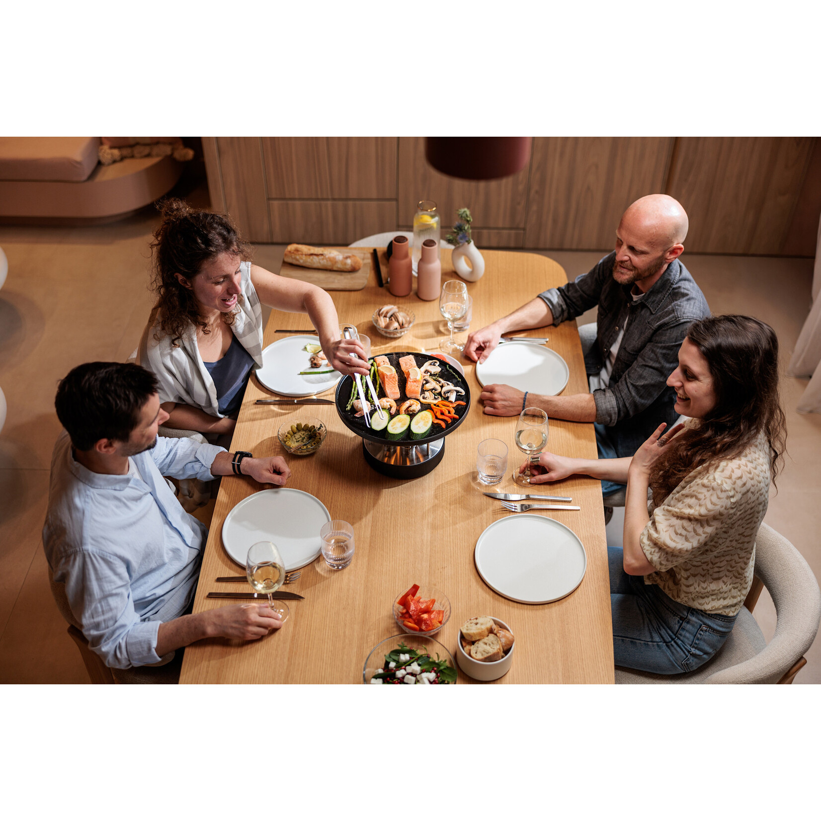 Höfats Höfats Circle 35 tabletop grill Hofats tafelgril met Bioethanol branders Hofats 01064