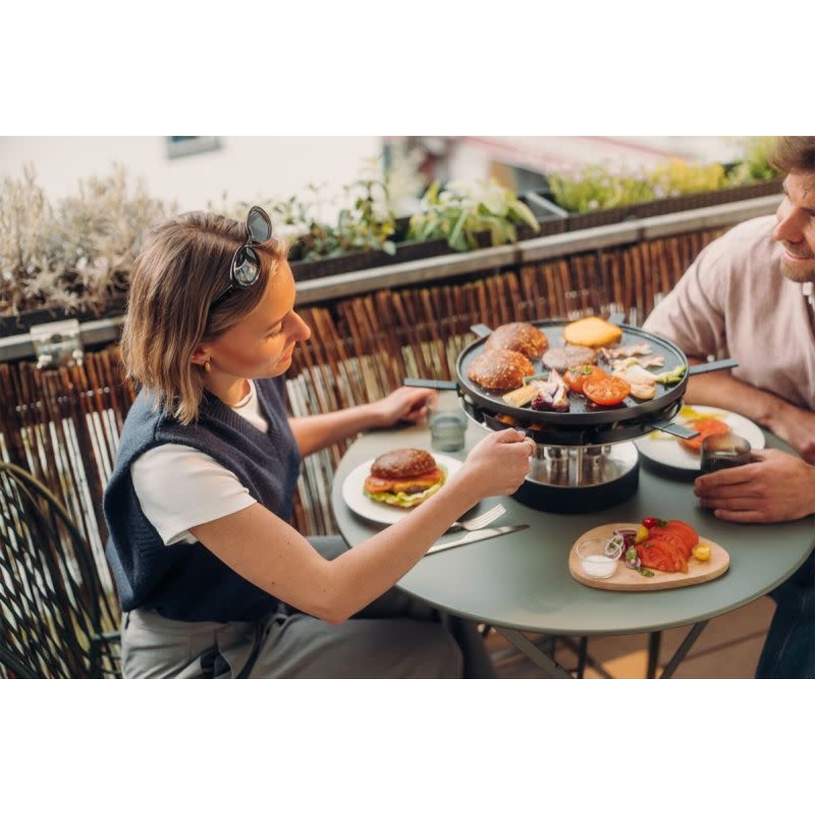 Höfats - Hofats toevoeging met 6 pannetjes voor Höfats Circle 35 tabletop grill Hofats tafelgril pan set Hofats 01092