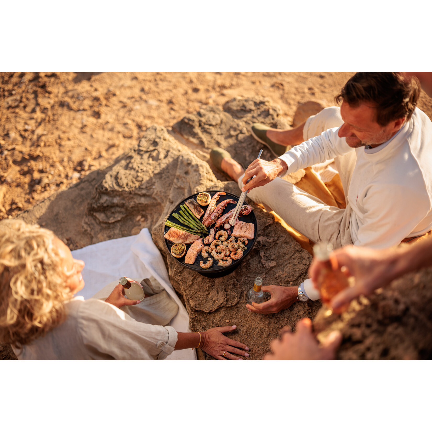 Höfats - Hofats toevoeging met 6 pannetjes voor Höfats Circle 35 tabletop grill Hofats tafelgril pan set Hofats 01092