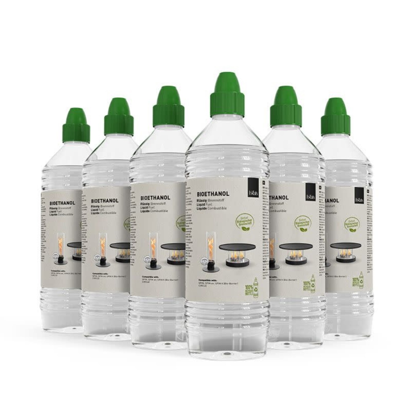 Höfats - Hofats Höfats 6 flessen vloeibare Bio ethanol voor Hofats Circle of Spin 00525
