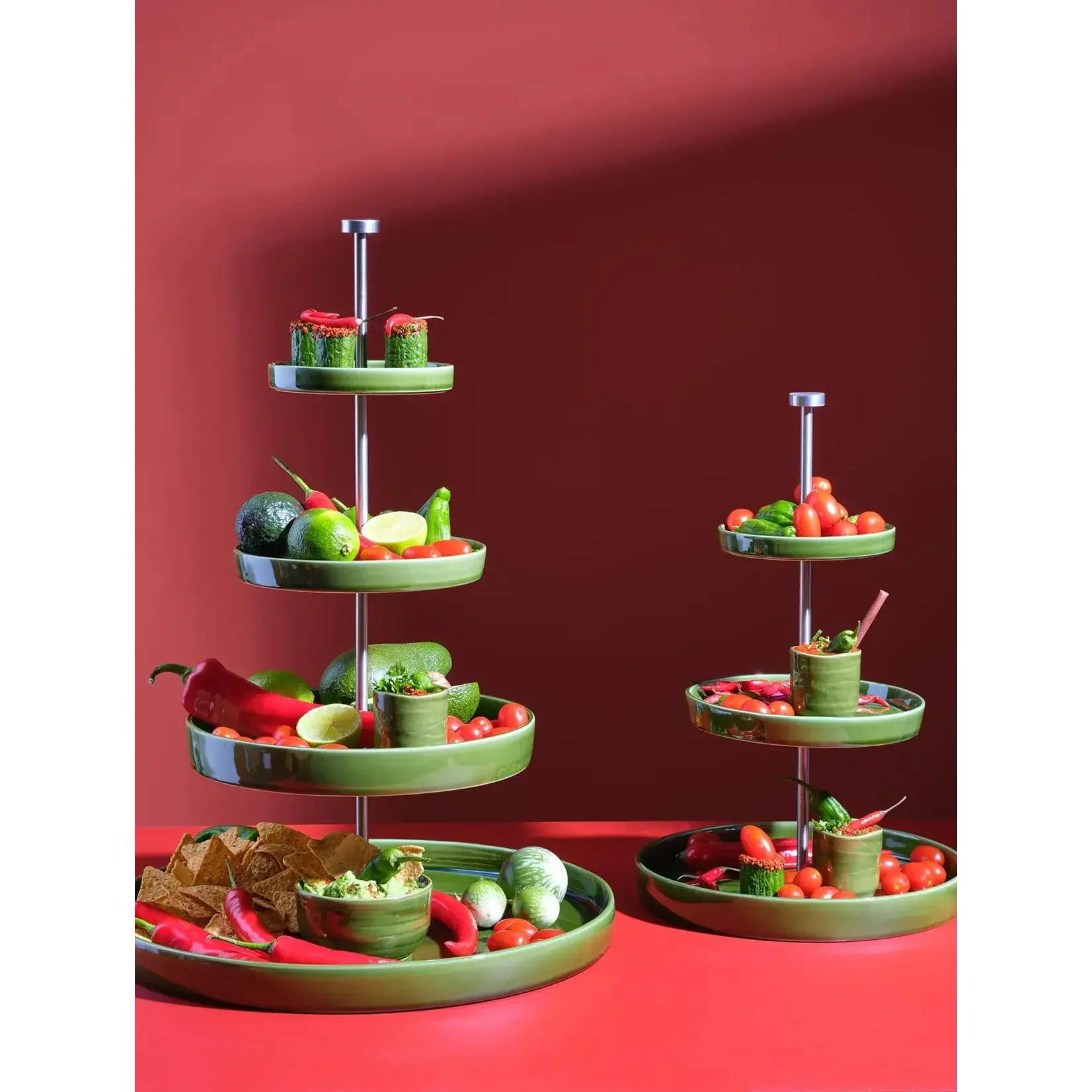 ASA Selection Asa Selection Grande Forest groene Etagere 61 cm hoog Ø 41-28-20-14.5 cm bos groen ASA 92153378