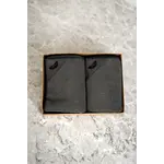 Klud Klud Wafel Charcoal theedoek, handdoek, poleerdoek, glazendoek of keukendoeken set-2 Klud KD-503