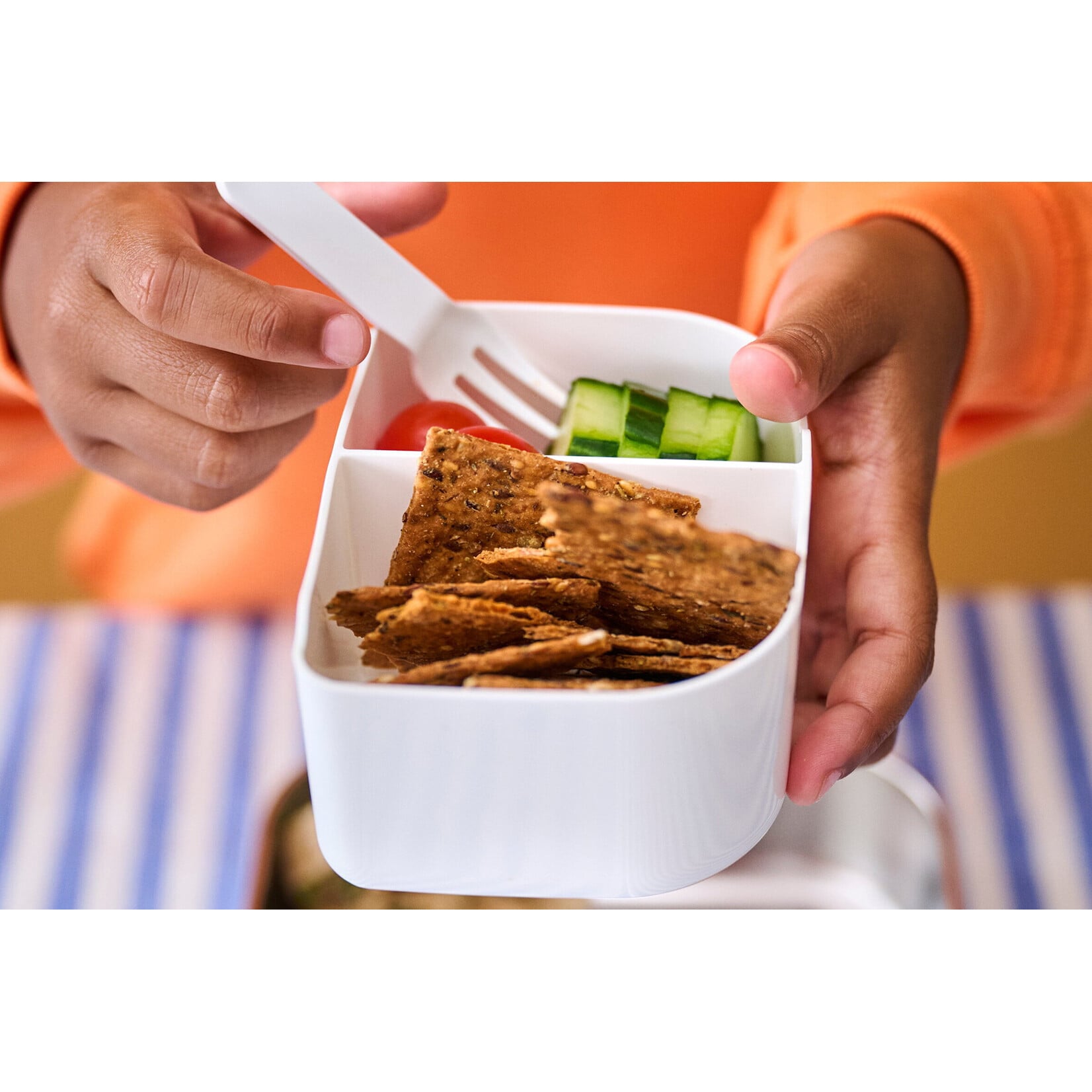 Mepal Mepal little Dutch Forest Friends Campus RVS bento lunchbox met vork Mepal 107490065408