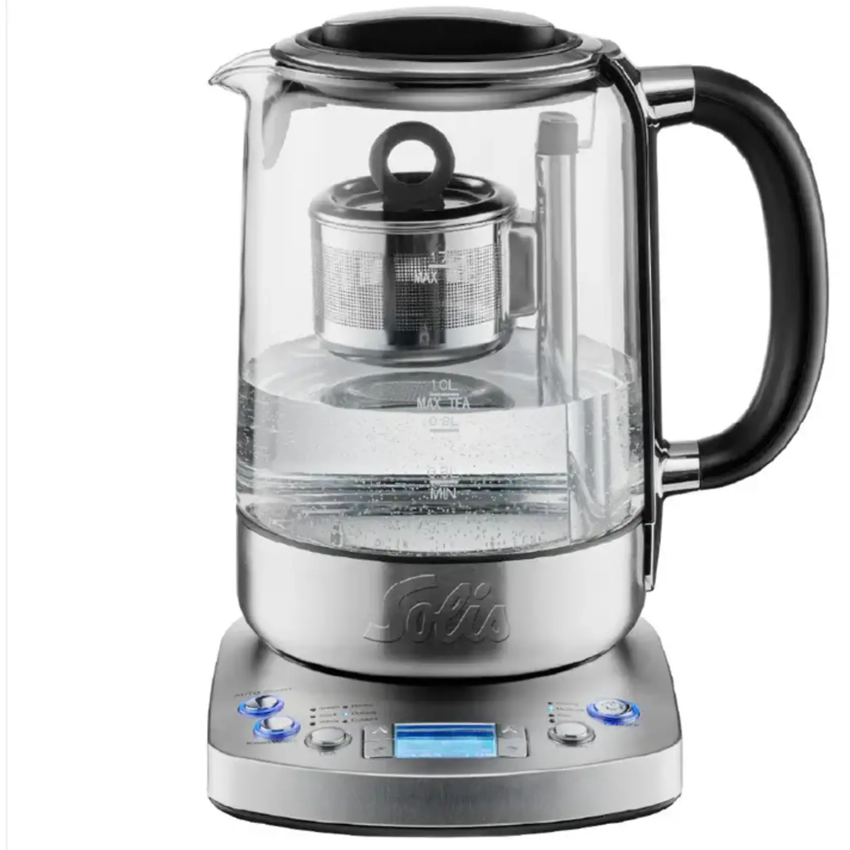 SOLIS Zwitsers sinds 1908 Solis automatische waterkoker en theemaker Solis Tea Kettle Automatic Solis type 5518 Solis 96201