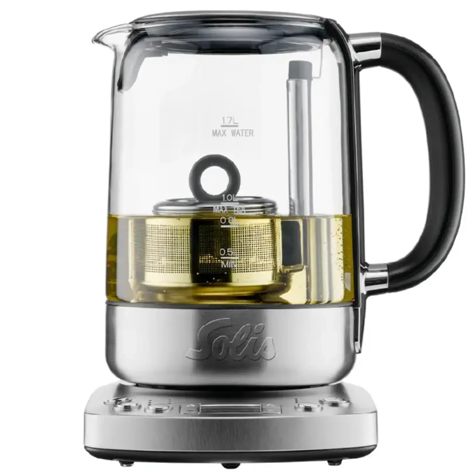 SOLIS Zwitsers sinds 1908 Solis automatische waterkoker en theemaker Solis Tea Kettle Automatic Solis type 5518 Solis 96201
