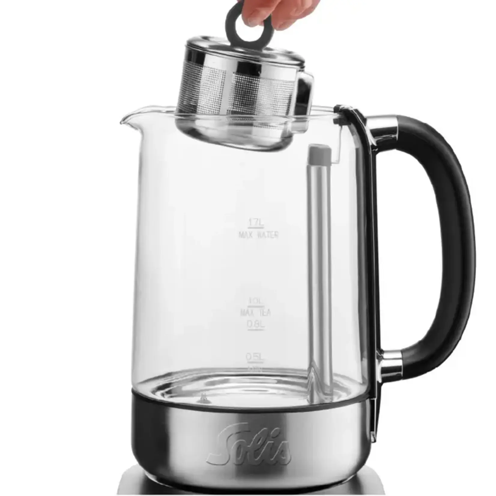 SOLIS Zwitsers sinds 1908 Solis automatische waterkoker en theemaker Solis Tea Kettle Automatic Solis type 5518 Solis 96201