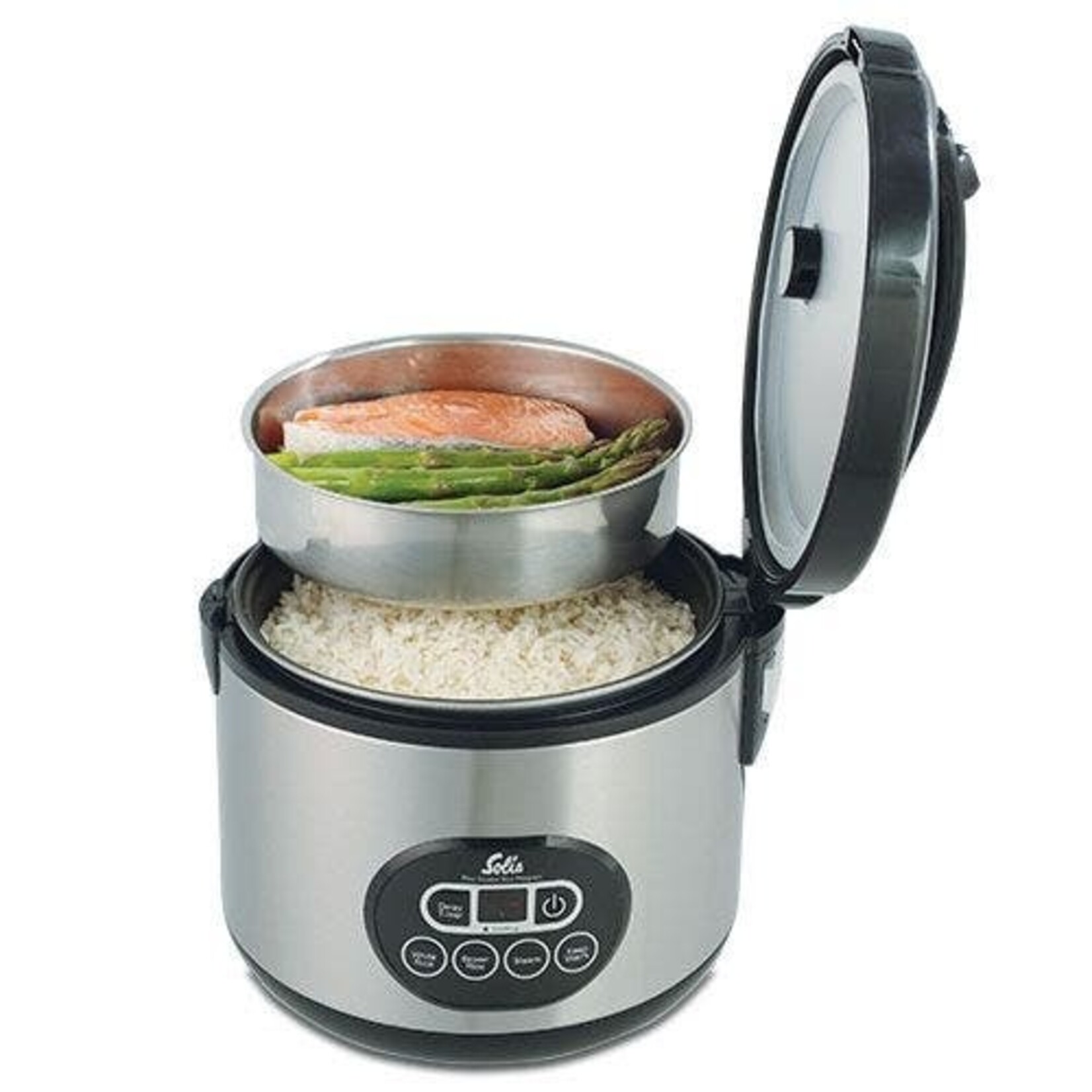 SOLIS Zwitsers sinds 1908 Solis 1200 ml rijstkoker Duo program Solis Rice Cooker Duo Program type 817 Solis 97930