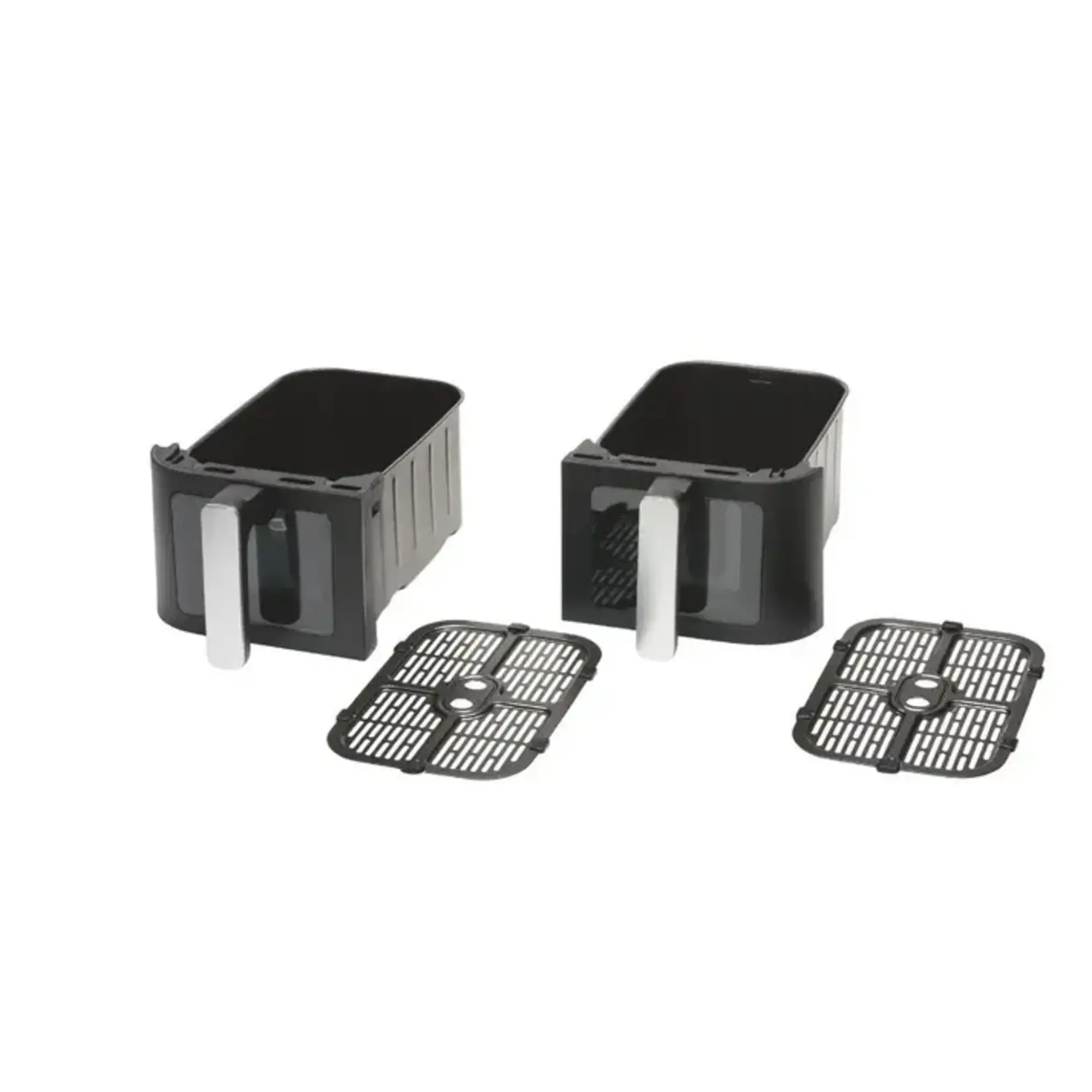 SOLIS Zwitsers sinds 1908 Solis dubbele 5500 ml airfryer dus 11 liter Solis Air Fryer Duo Dual Basket Solis 8102 Solis 97989