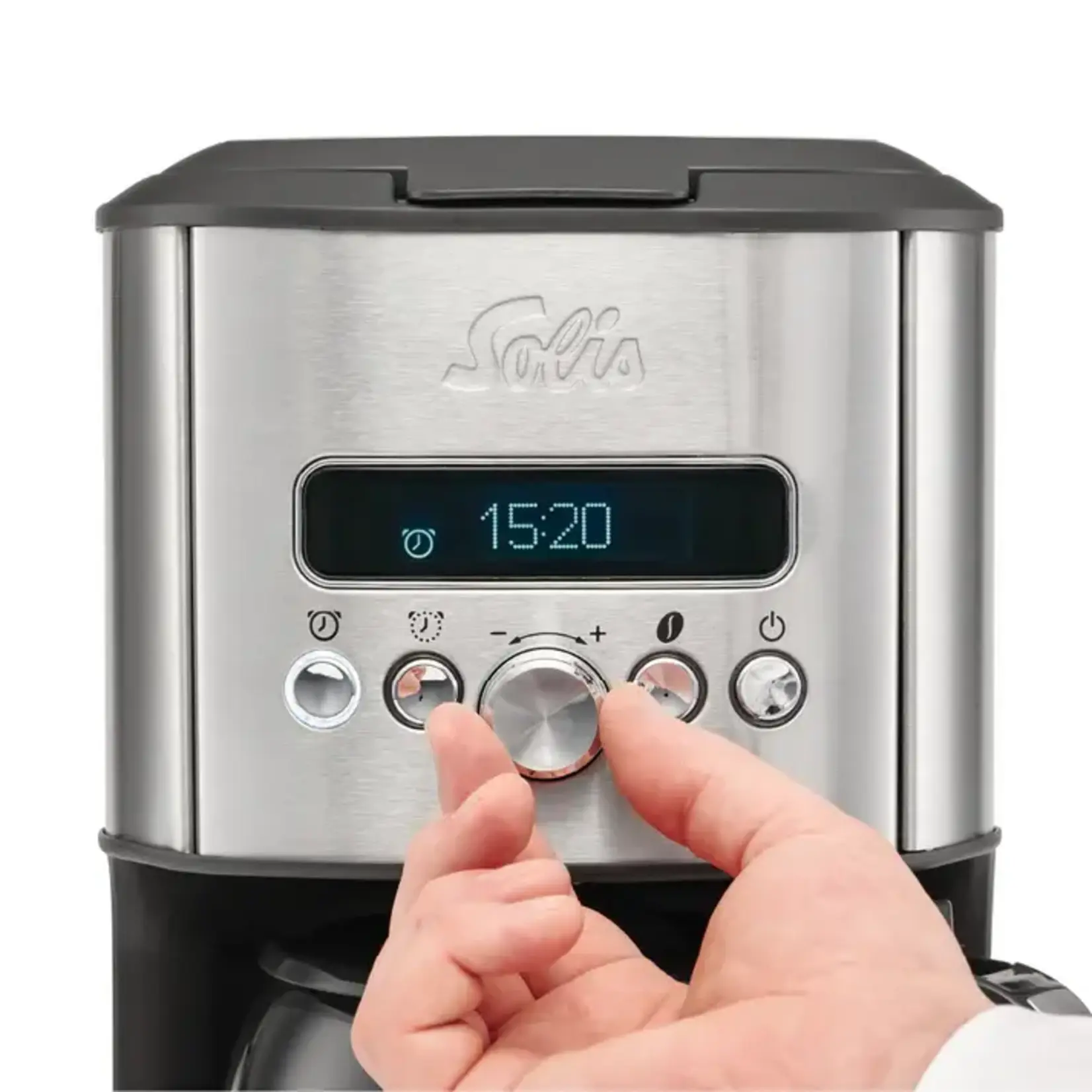 SOLIS Zwitsers sinds 1908 Solis  Filter koffiezetter of filtermachine Solis Aroma Brewer Solis 1021 Solis 98090