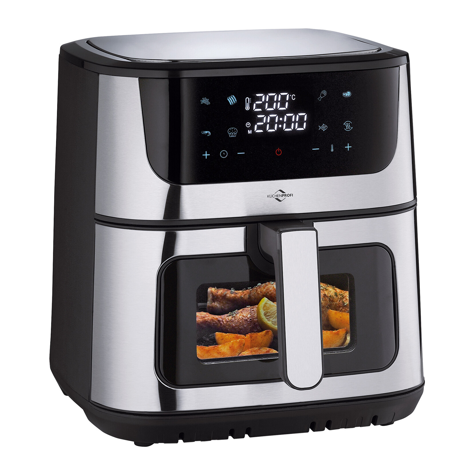 Kuchenprofi Kuchenprofi Airfryer 8 liter hete lucht friteuse digitale Airfryer Impuls Kuchenprofi 1710002800