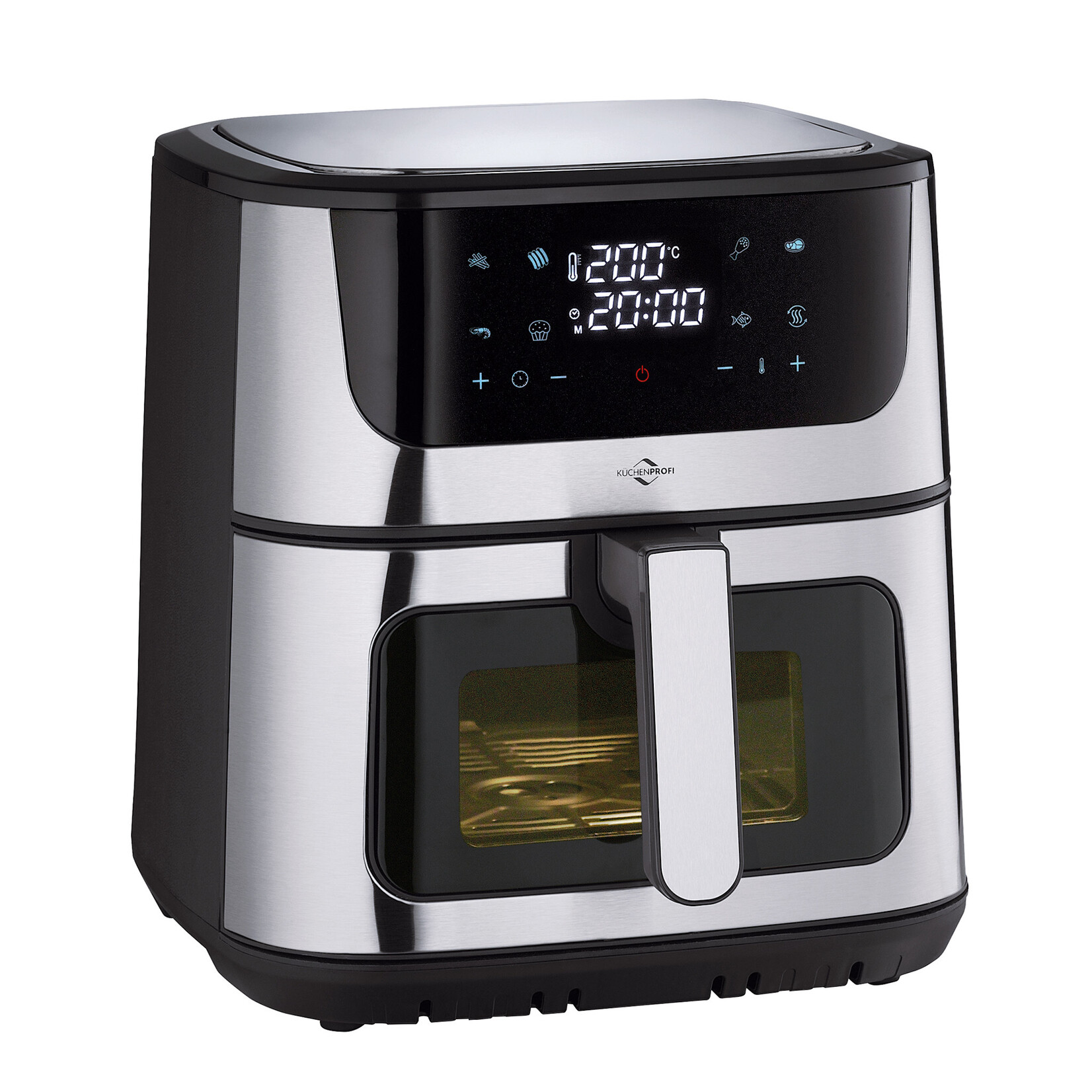 Kuchenprofi Kuchenprofi Airfryer 8 liter hete lucht friteuse digitale Airfryer Impuls Kuchenprofi 1710002800