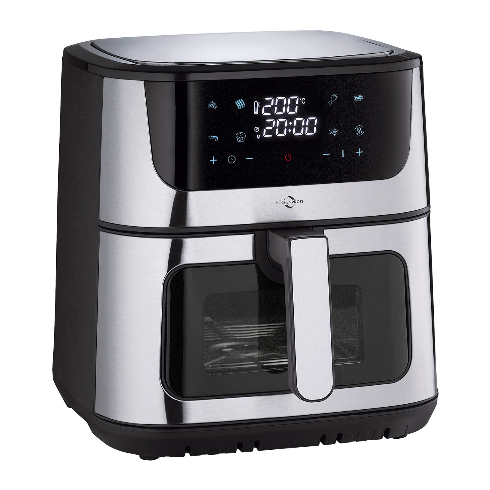 Kuchenprofi Kuchenprofi Airfryer 8 liter hete lucht friteuse digitale Airfryer Impuls Kuchenprofi 1710002800
