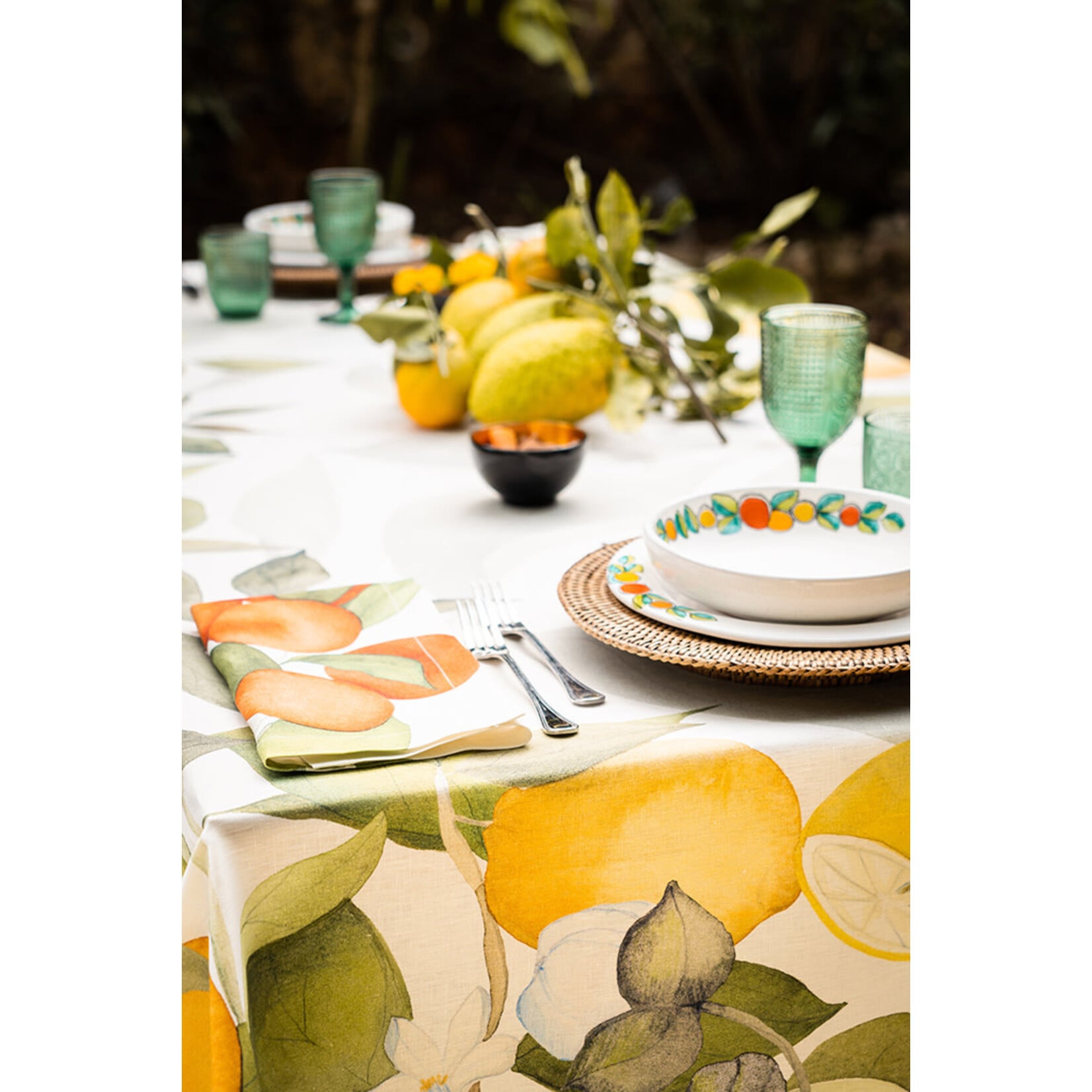 The NapKing The NapKing Amalfi tafelkleed 180 x 360 cm Linnen Amalfi 180 x 360 cm