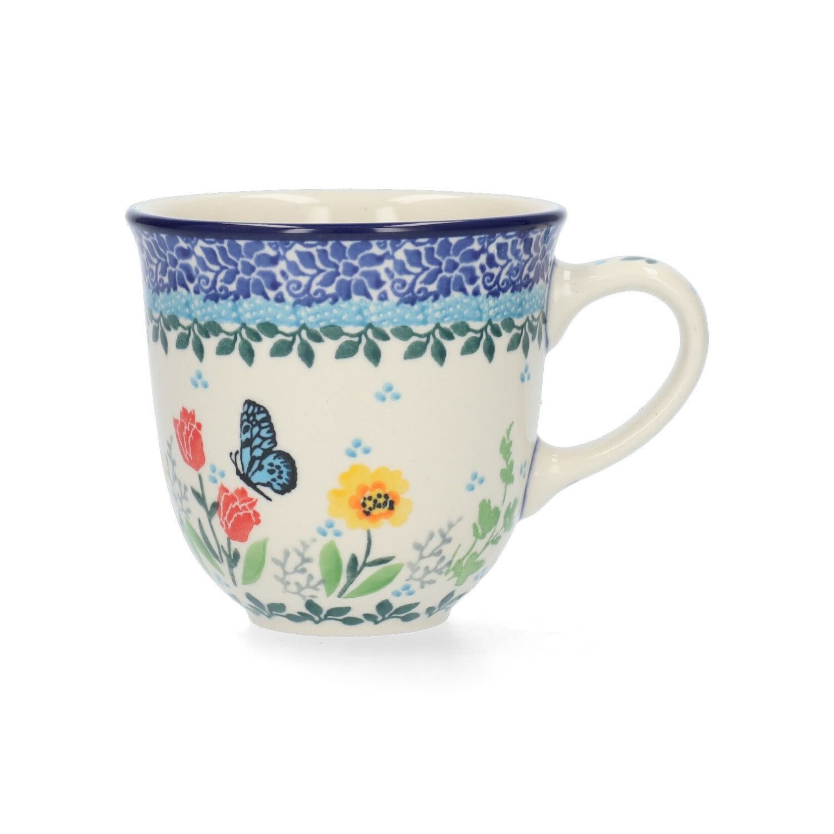 Bunzlau Castle Tulp mok 330 ml Bunzlau Castle Mug Tulip 330 ml Butterfly Blossom Bunzlau Castle 1824-3365