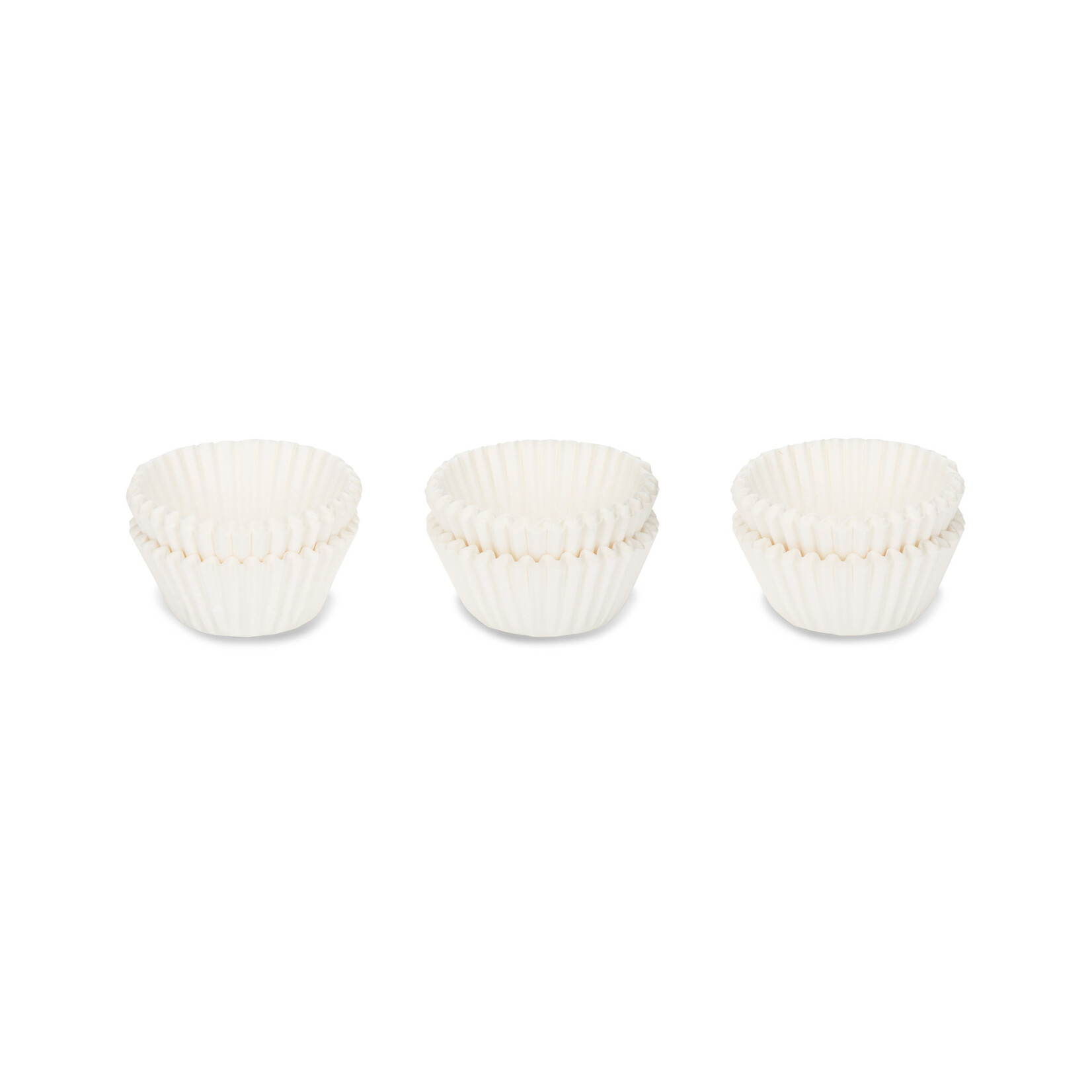 Patisse Patisse 150  Ø 25 mm papieren praline vormpjes Pfas-vrij en wit Patisse 1726