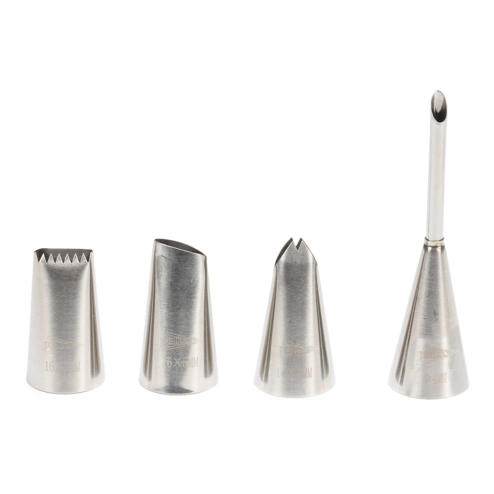 Patisse Patisse set 4 - delig Professionele spuitmondjes zonder lasnaad Patisse 1763