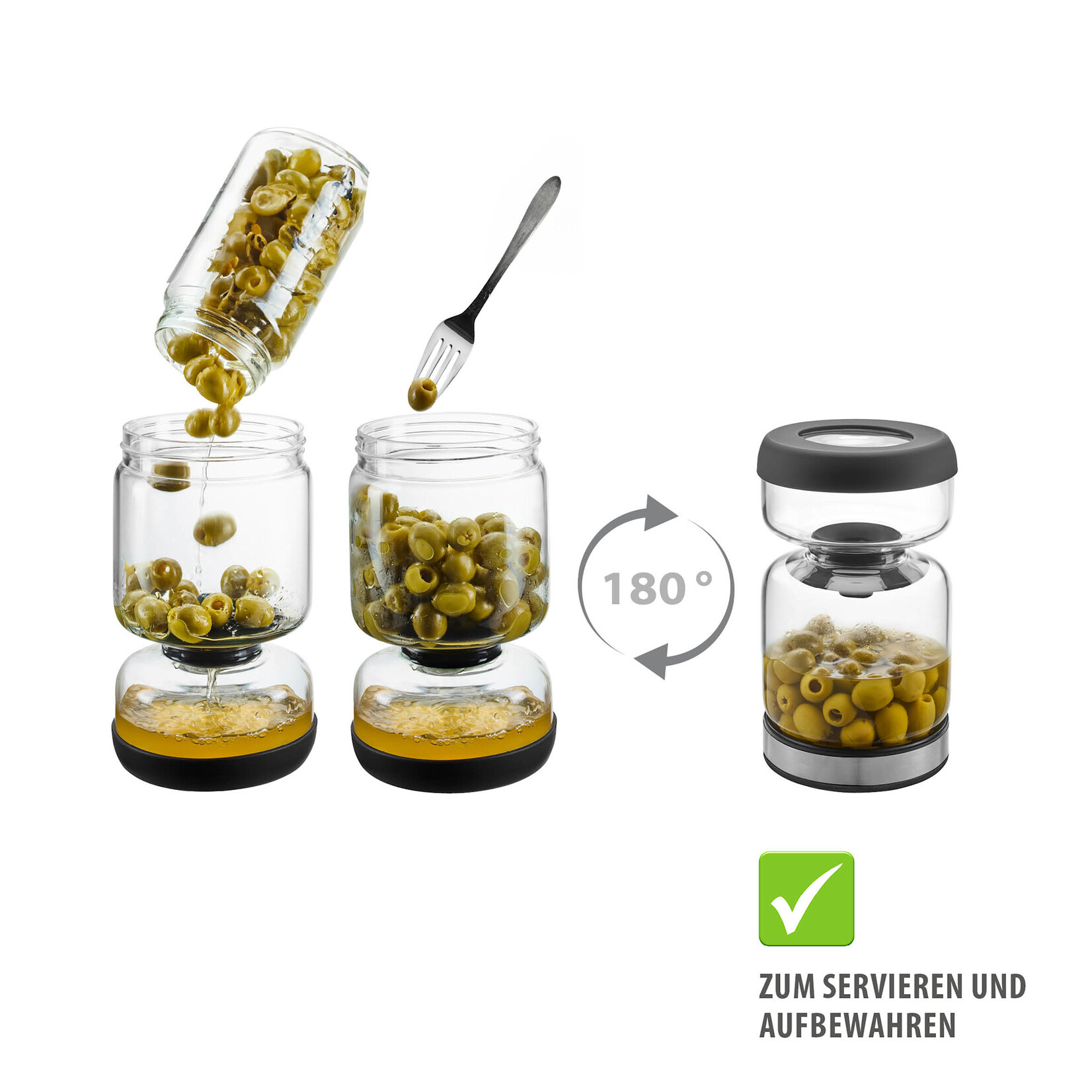 Gefu Gefu Lavina afgietpot 750 ml afgiet pot handige voorraadpot voor iets in vocht Gefu 18930