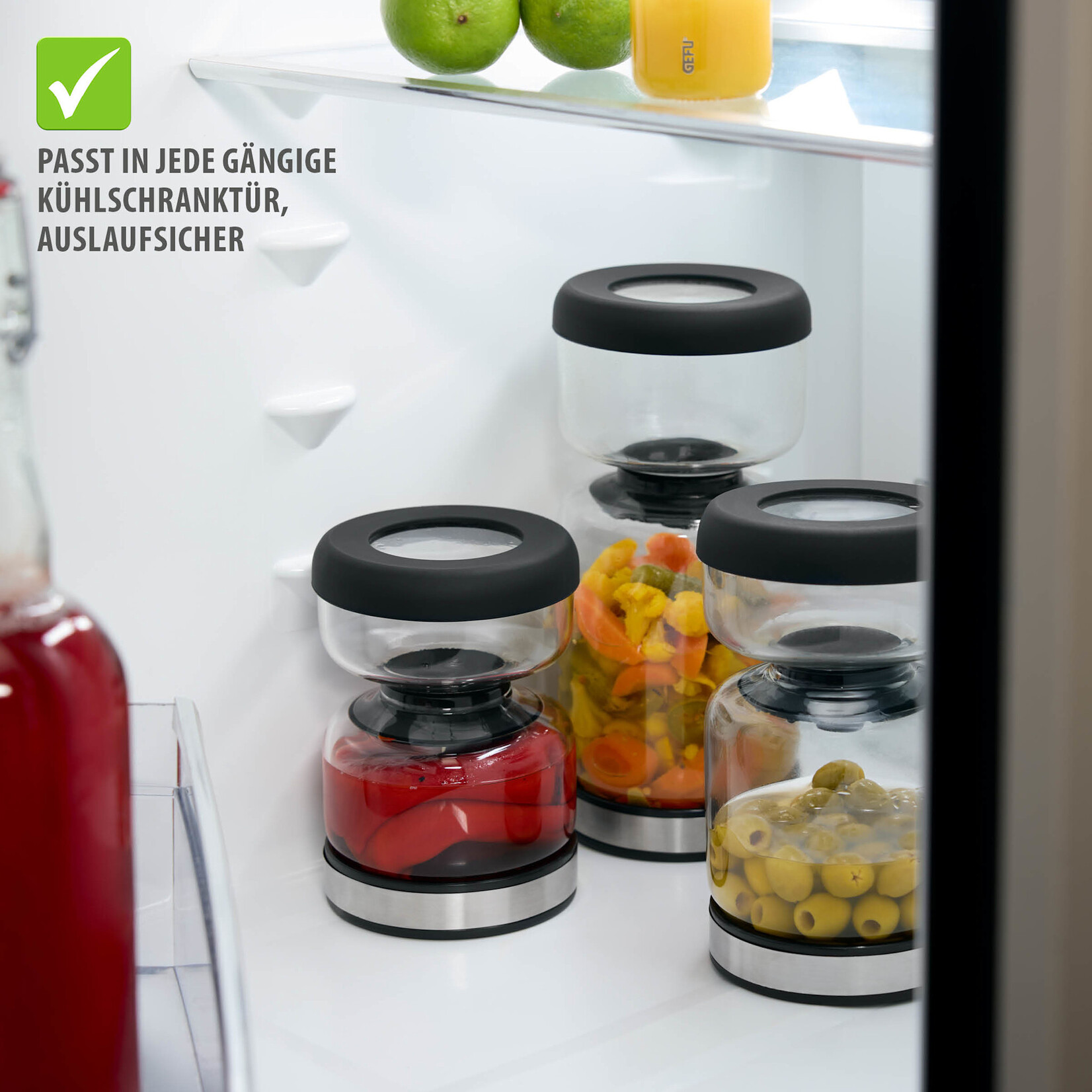 Gefu Gefu Lavina afgietpot 750 ml afgiet pot handige voorraadpot voor iets in vocht Gefu 18930