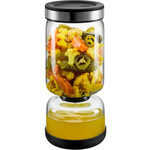 Gefu Gefu Lavina afgietpot 1300 ml afgiet pot van glas handige bewaarpot voor iets in vocht Gefu 18932