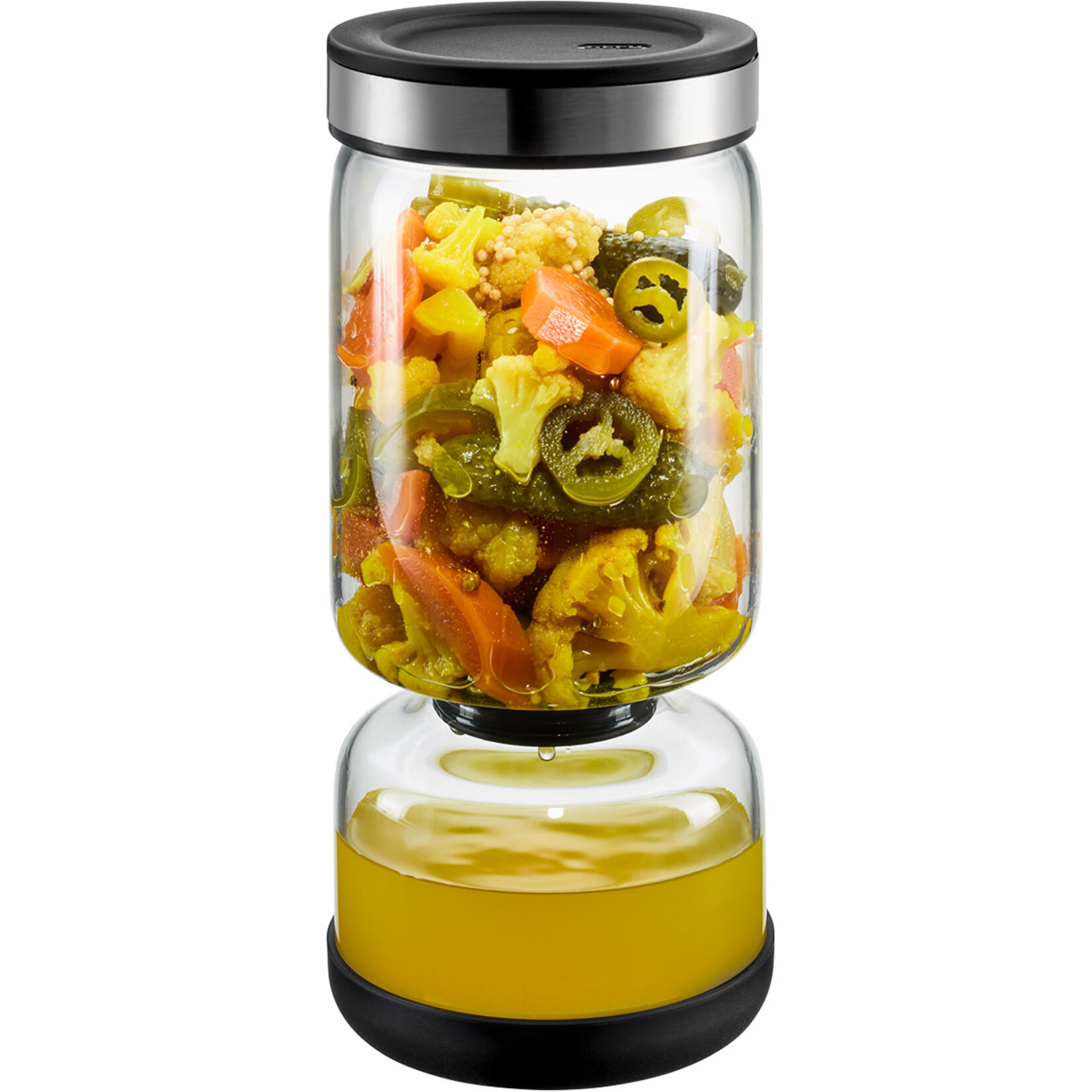Gefu Gefu Lavina afgietpot 1300 ml afgiet pot van glas handige bewaarpot voor iets in vocht Gefu 18932