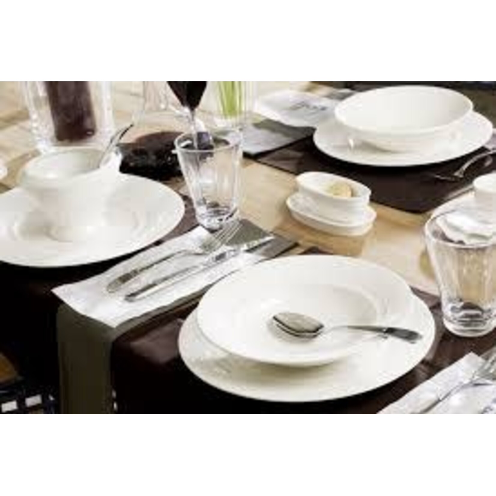 Villeroy & Boch 6 stuks Villeroy en Boch Farmhouse Touch relief Gourmet bord 35 x 29 cm  1034732761