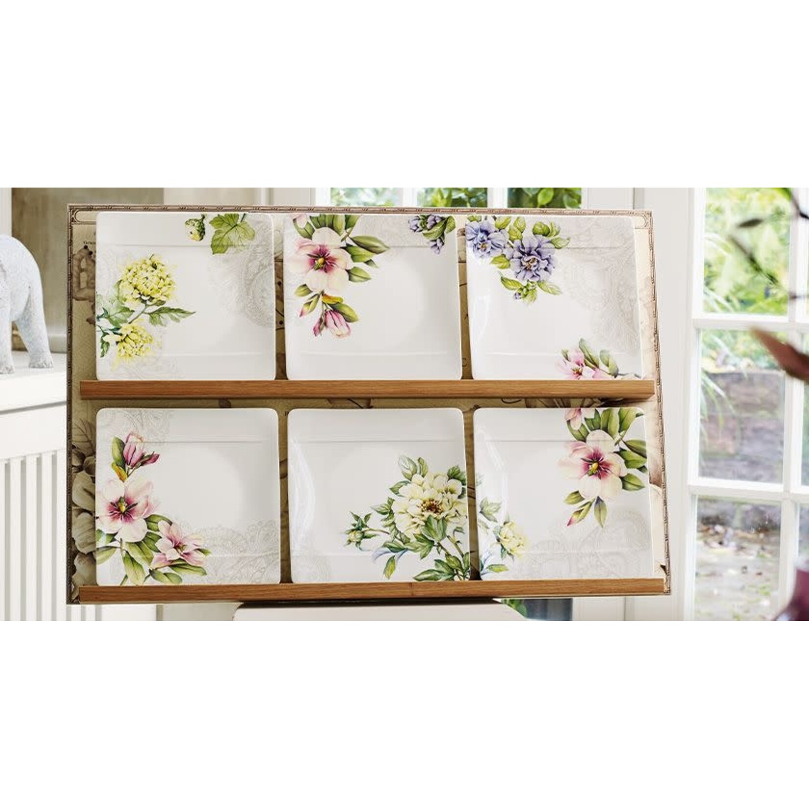 Villeroy & Boch Villeroy & Boch Quinsai Garden bord A Chrysant 27 x 27 cm Villeroy en Boch 1043802610