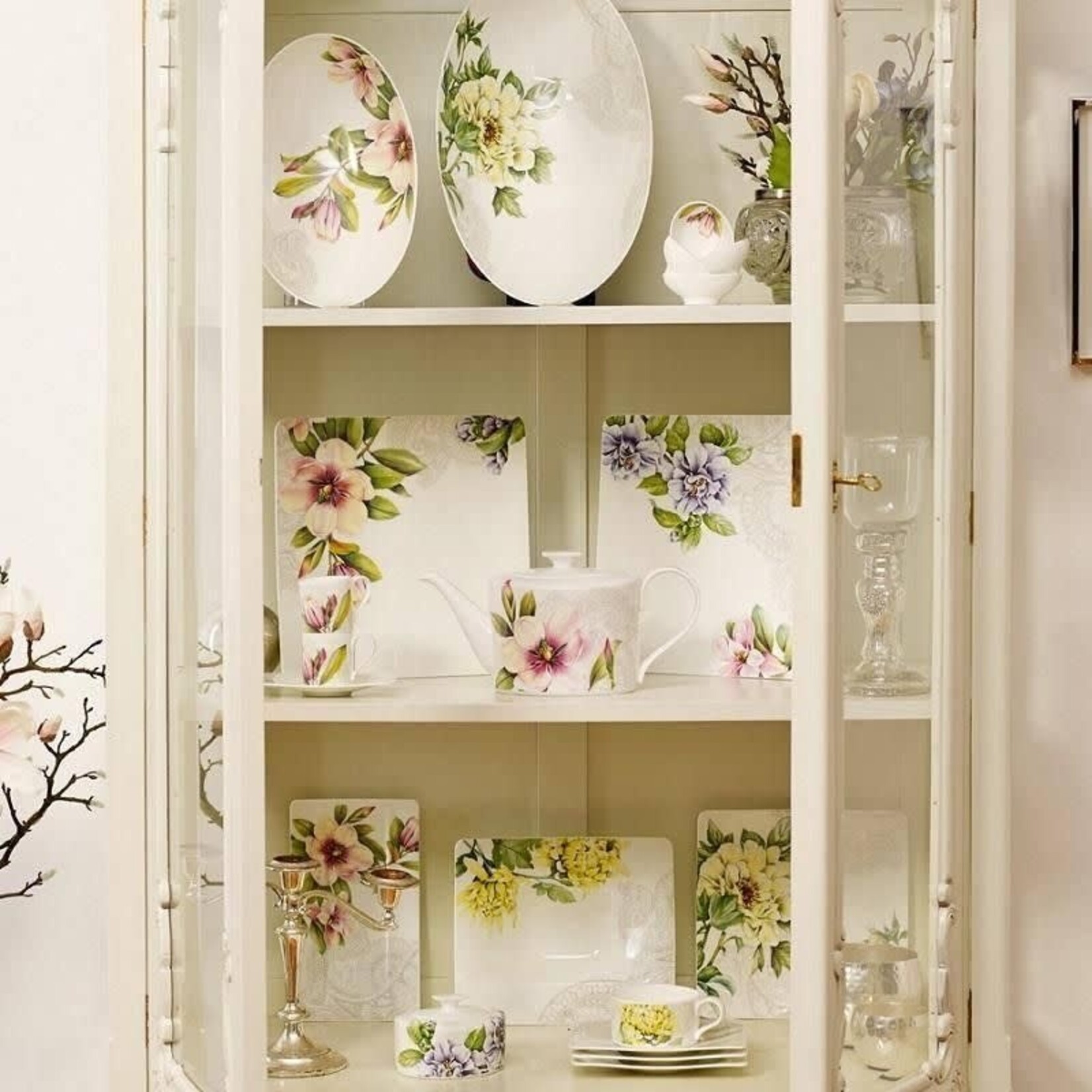 Villeroy & Boch Villeroy & Boch Quinsai Garden bord A Chrysant 27 x 27 cm Villeroy en Boch 1043802610