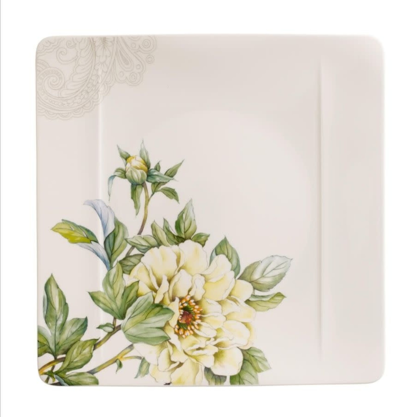 Villeroy & Boch Villeroy & Boch Quinsai Garden bord E Bloesem & Chrysant 27 x 27 cm Villeroy en Boch 1043802614