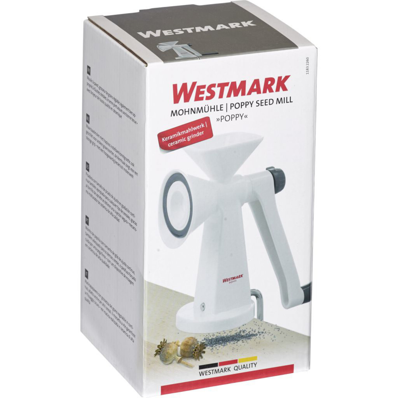 Westmark Westmark Poppy Lijnzaad molen en Maanzaad molen en voor olie houdende zaden Westmark