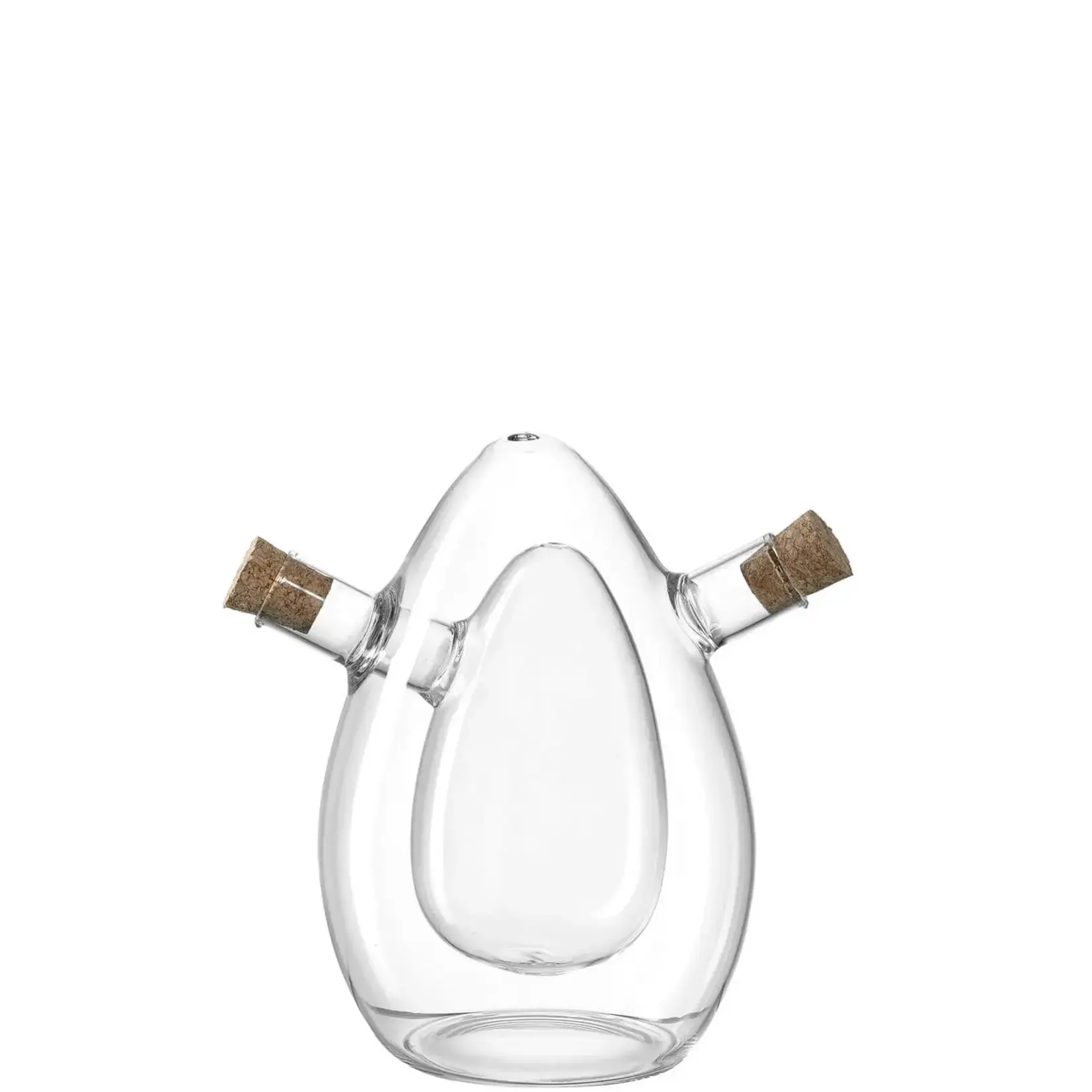 Leonardo Loving Glass Leonardo Cucina 2 in 1 set olie en azijn ovaal model Leonardo 018708