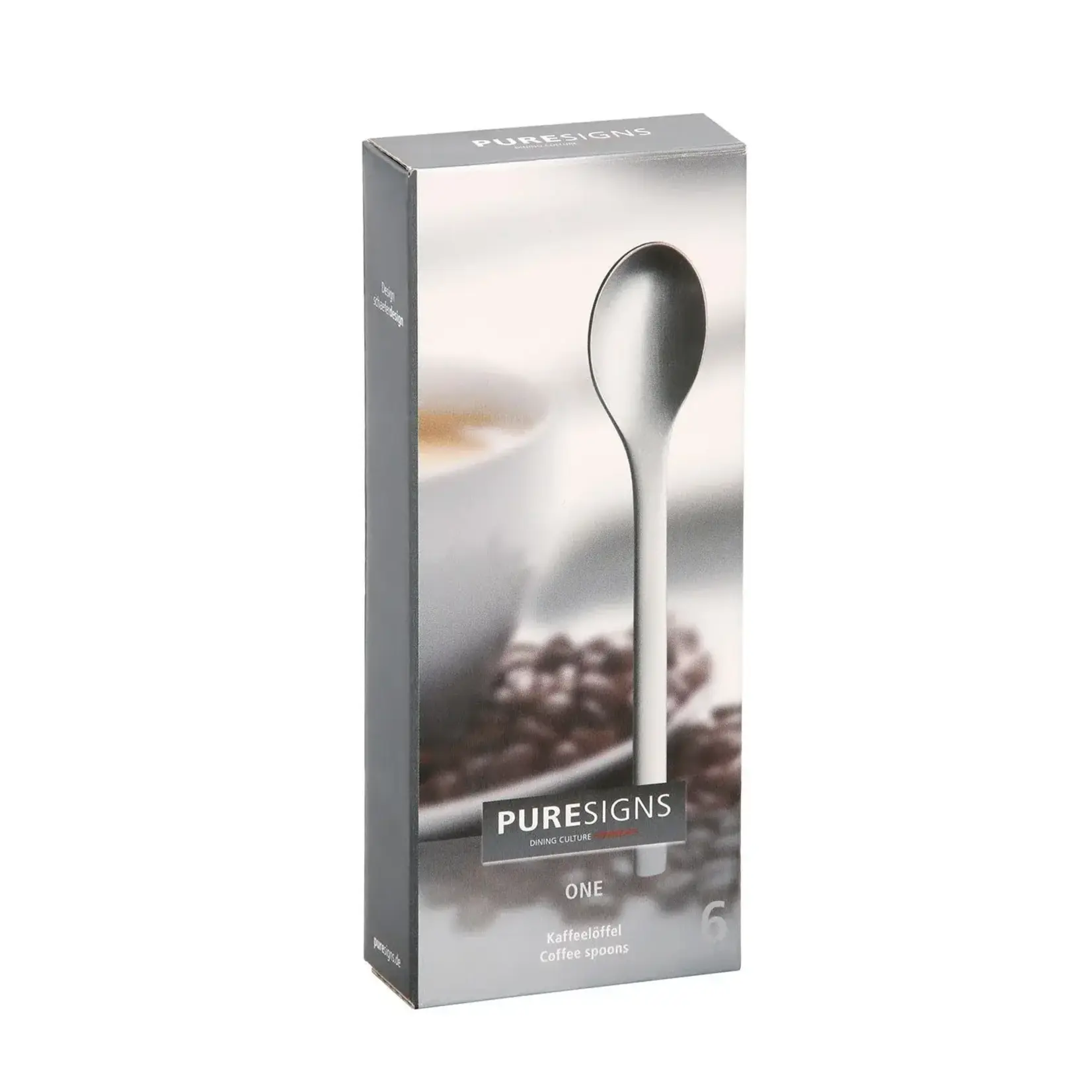 Puresigns Puresigns One Extra mat Set-6 Koffielepels 140 mm Puresigns 3010613