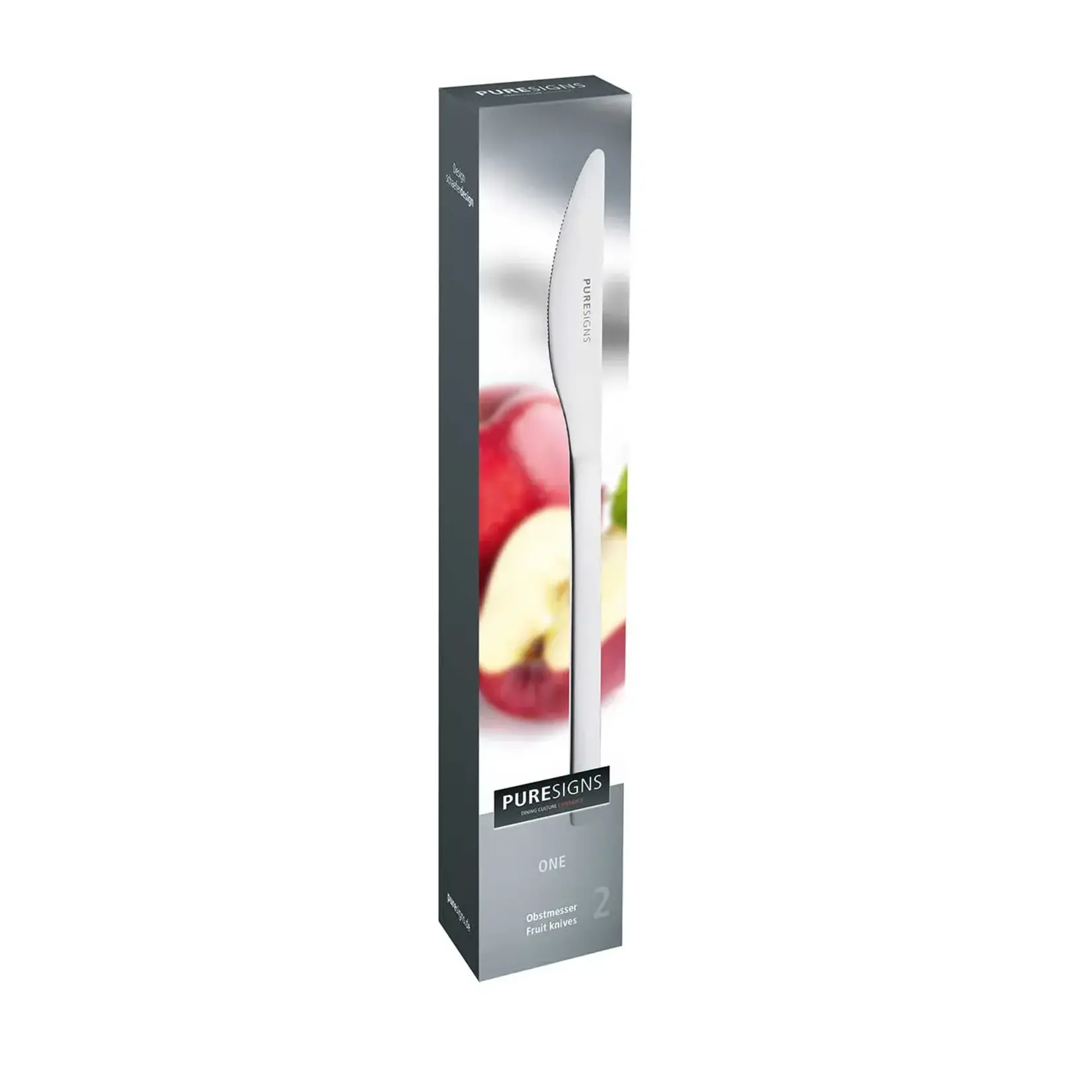 Puresigns Puresigns One Extra mat Set-2 gebaksmesjes taartmesjes fruitmesjes 175 mm Puresigns 3010242