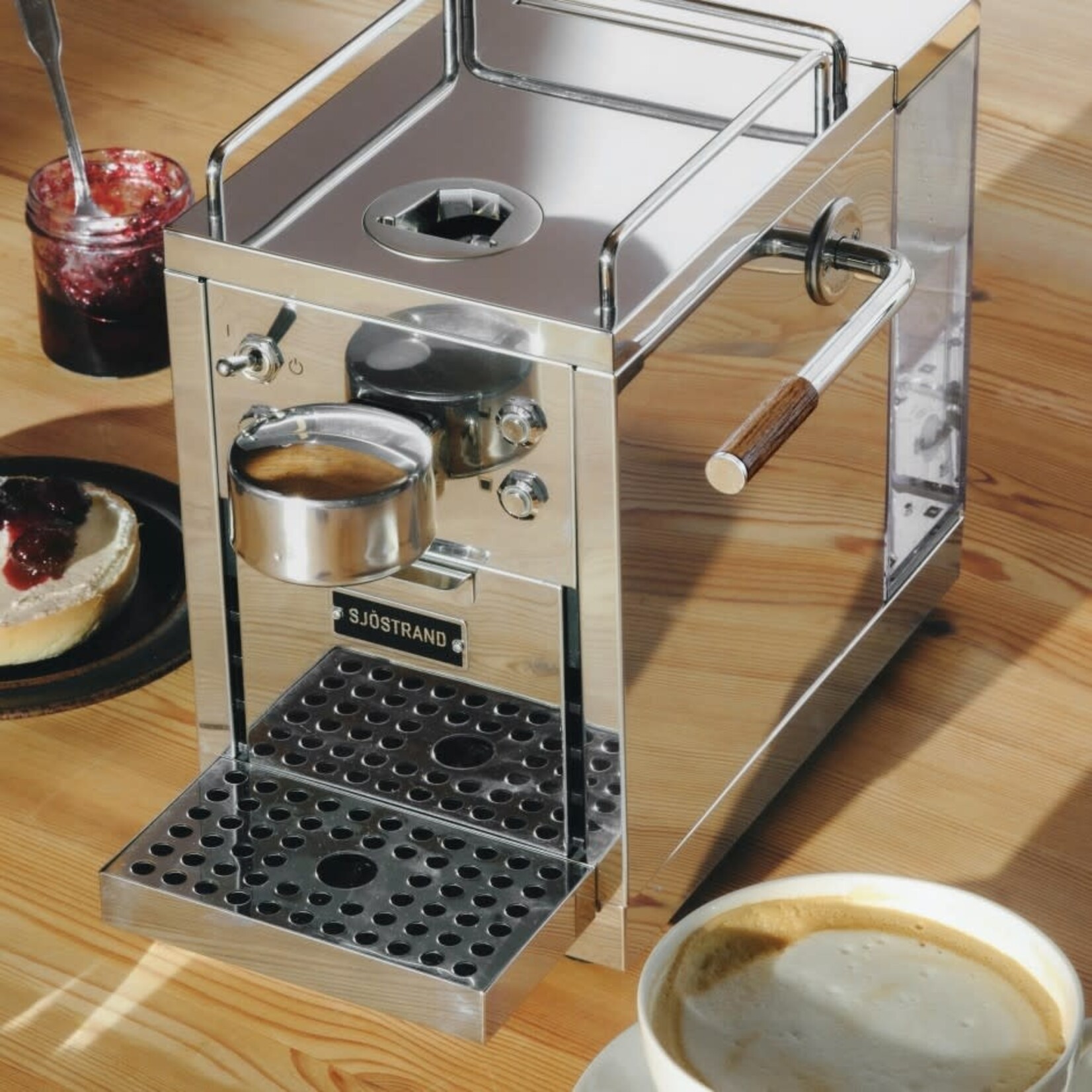 Diverse Merken Sjöstrand The Original 2.0 Steel Nespresso Espresso Capsule Machine Sjöstrand SJM2-ST