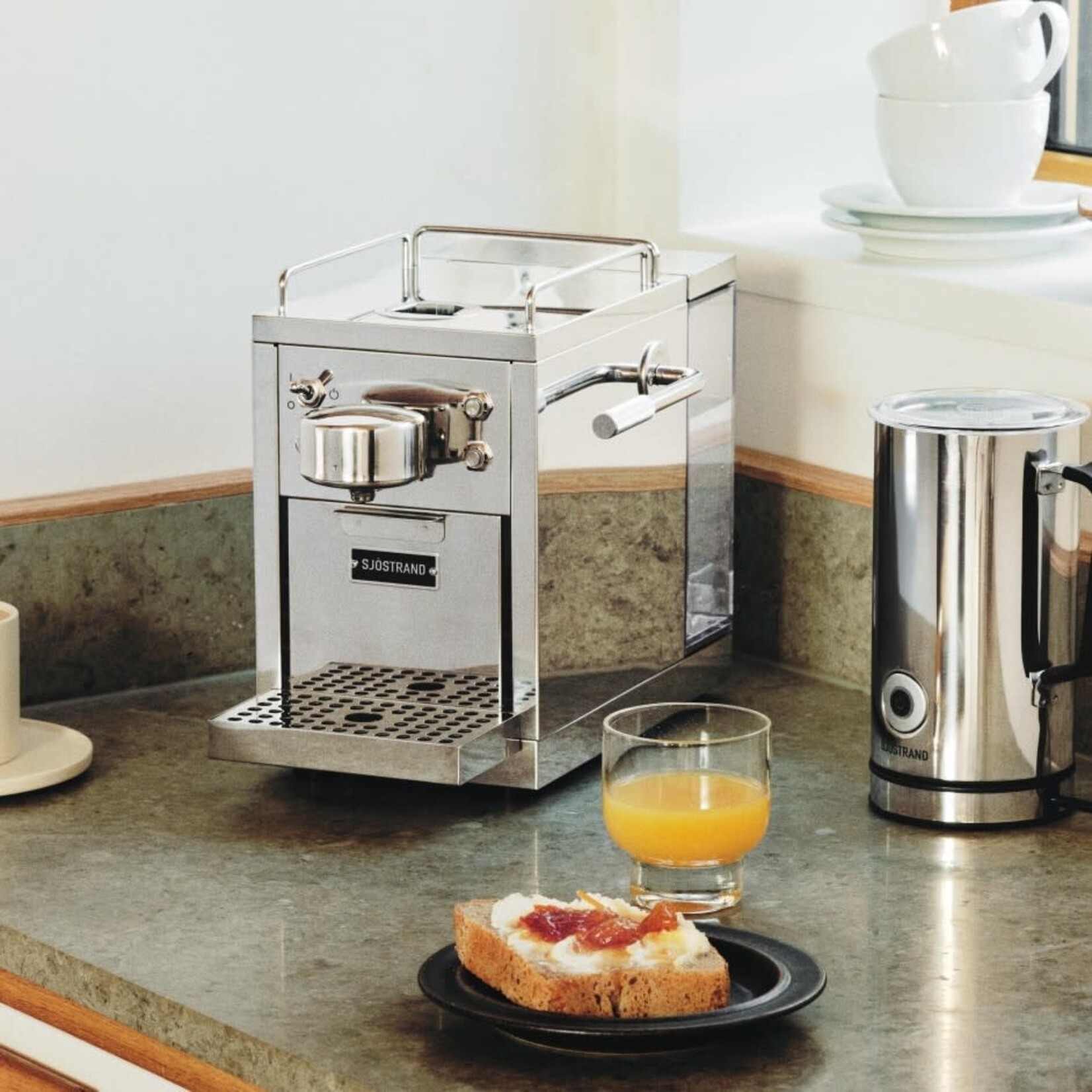 Diverse Merken Sjöstrand The Original 2.0 Steel Nespresso Espresso Capsule Machine Sjöstrand SJM2-ST