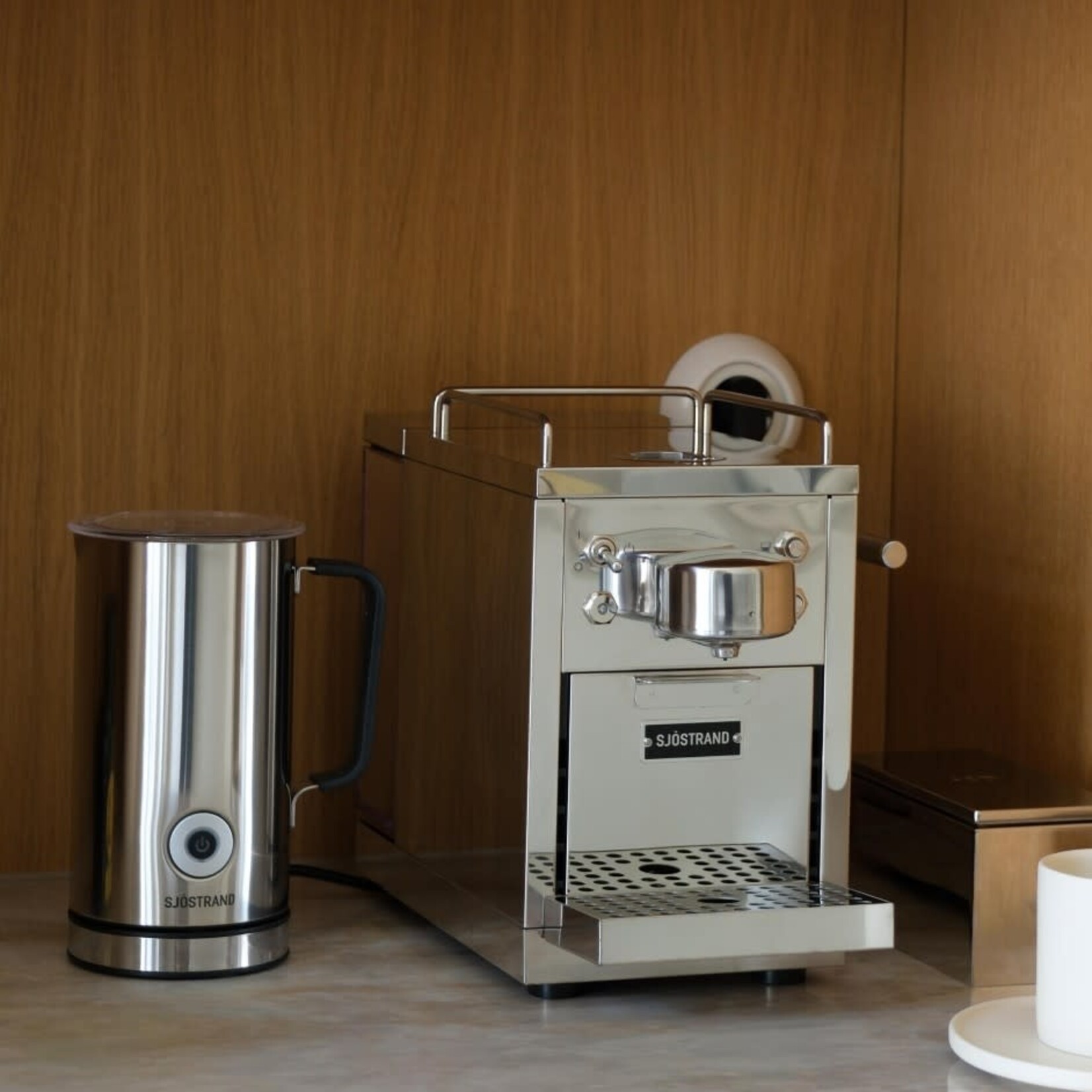 Diverse Merken Sjöstrand The Original 2.0 Steel Nespresso Espresso Capsule Machine Sjöstrand SJM2-ST