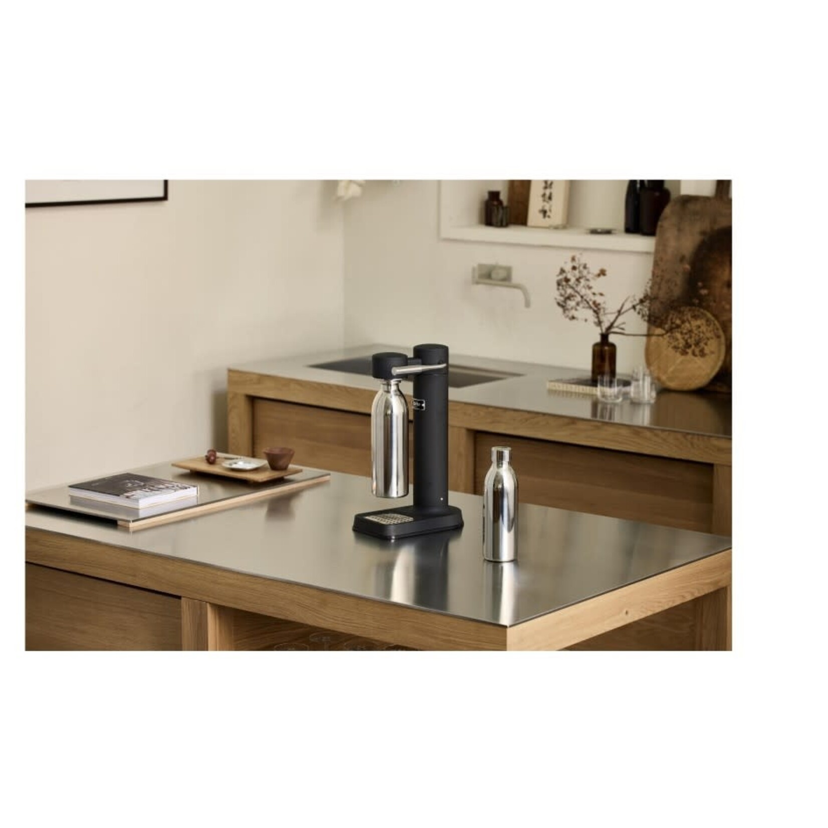 Aarke to go fles Aarke rvs waterfles 600 ml rvs stalen fles Aarke Soda bruiswater maker AA1092