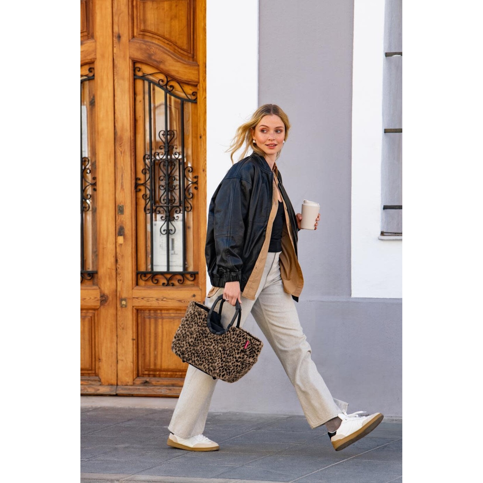 Reisenthel Reisenthel Loopshopper Medium Leo Fake Fur Reisenthel OS6072