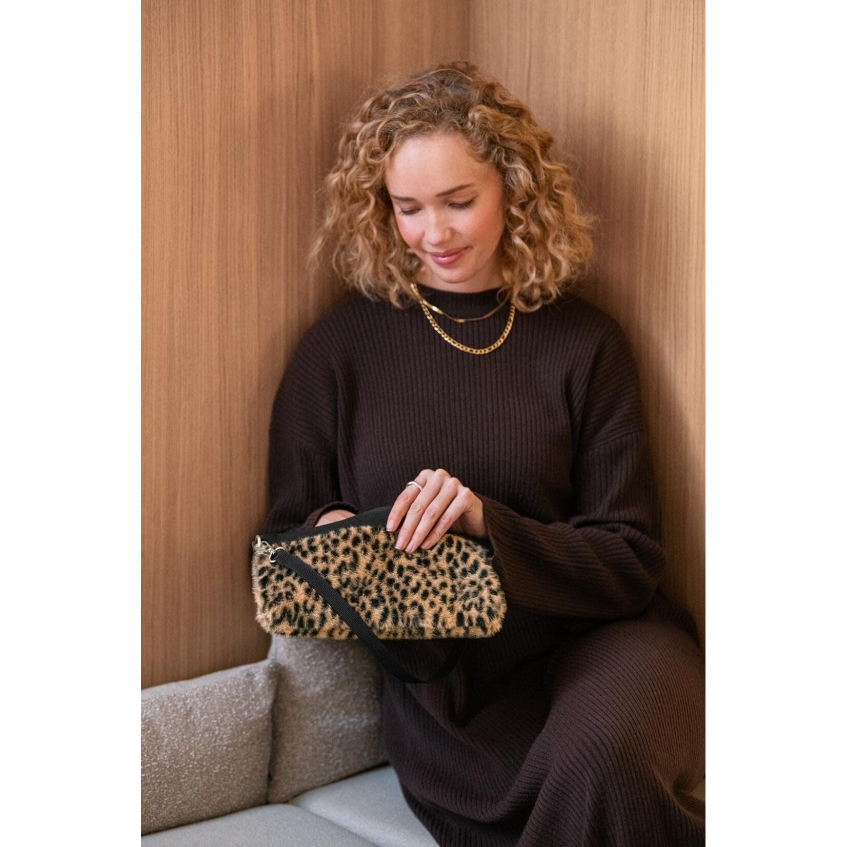 Reisenthel Reisenthel Mini Pouch Leo Fake Fur Reisenthel LO6072
