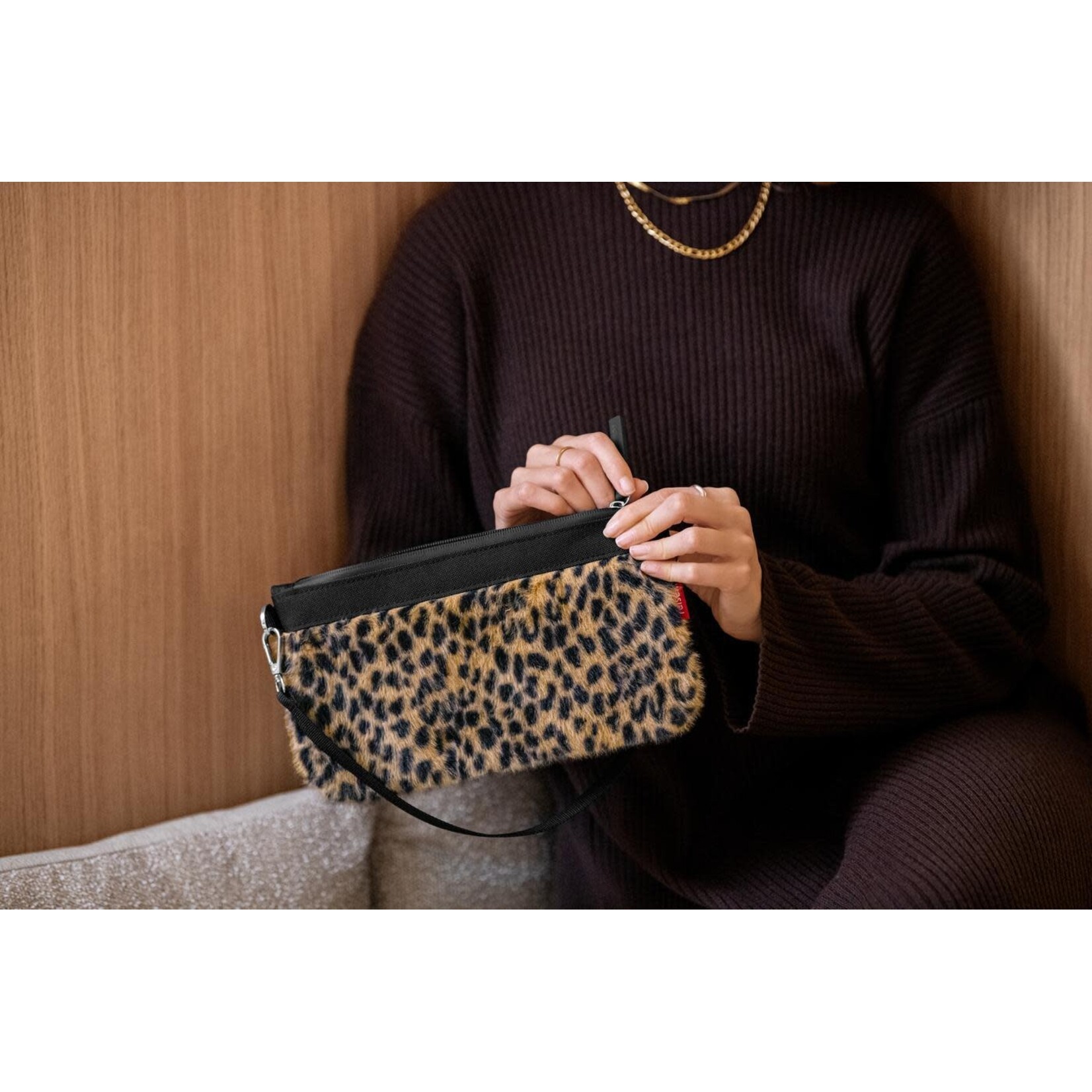 Reisenthel Reisenthel Mini Pouch Leo Fake Fur Reisenthel LO6072