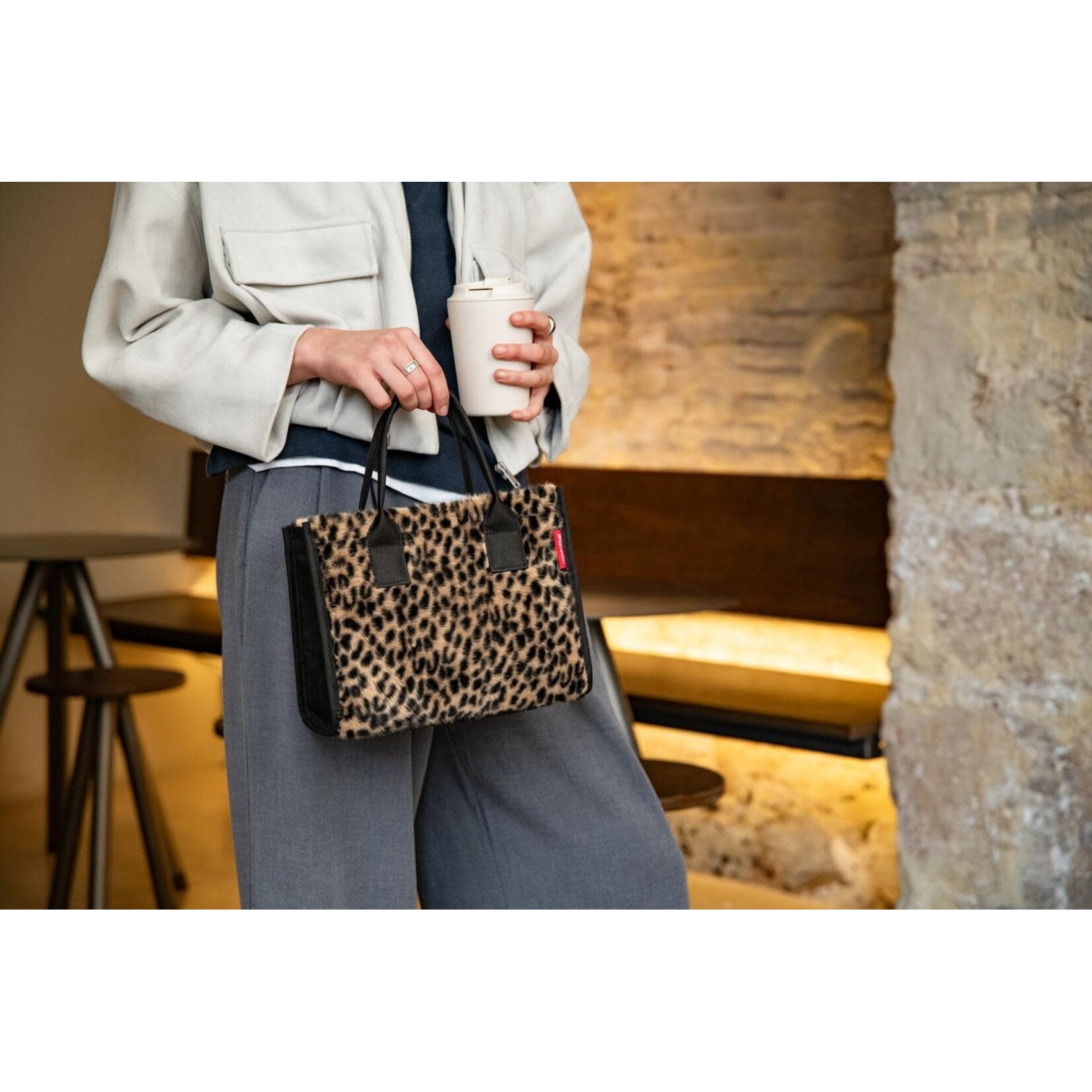 Reisenthel Reisenthel Daily shopper XS Leo Fake Fur Reisenthel GN6072